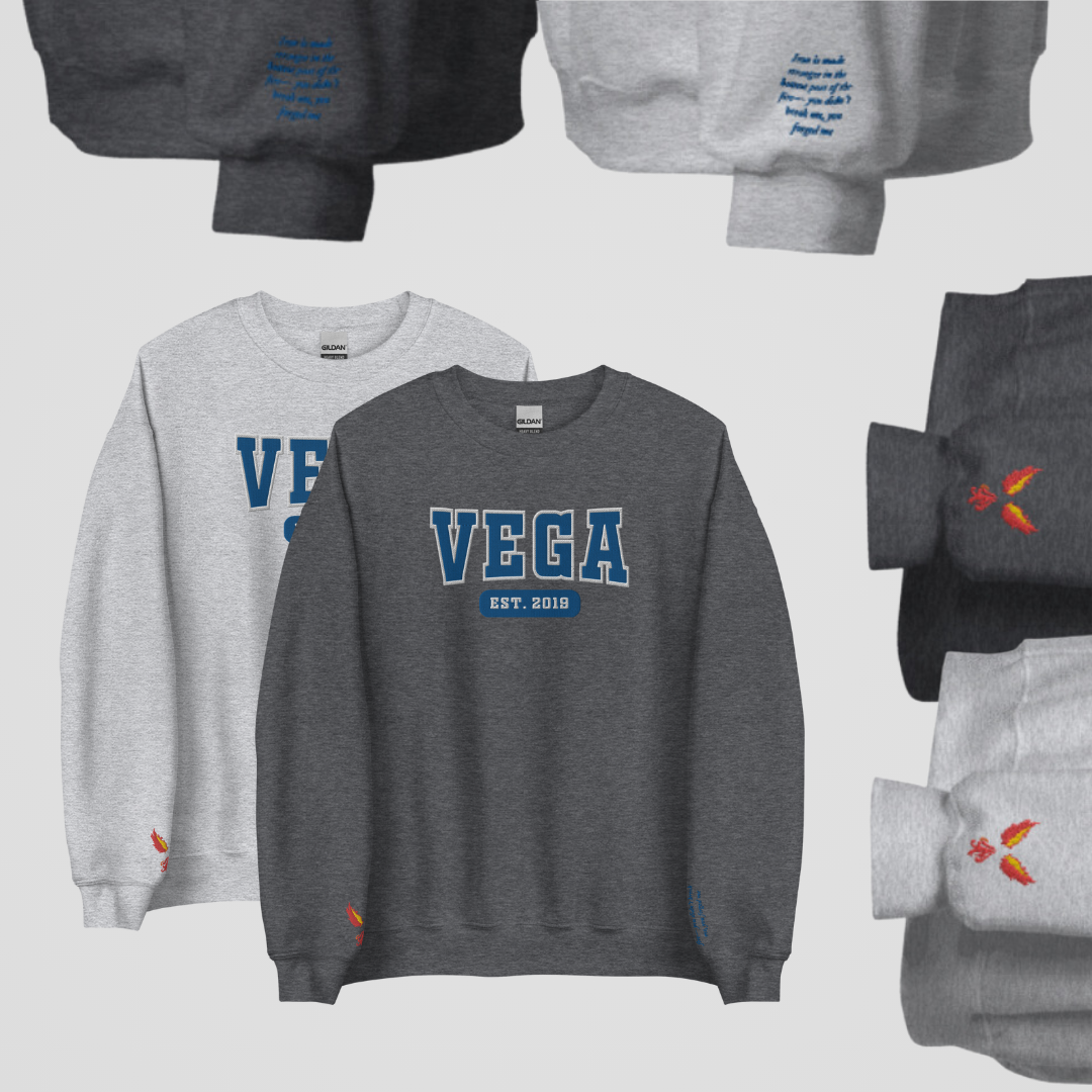 COLLEGIATE EMBROIDERED CREWNECK *ZODIAC ACADEMY EDITION