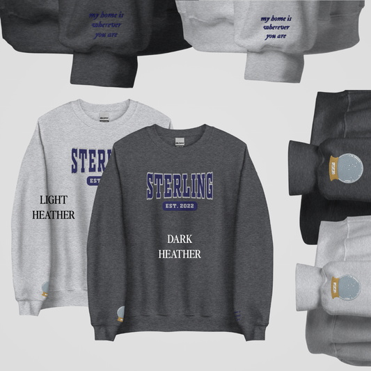 EMPIRE COLLEGIATE EMBROIDERED CREWNECKS *DANIEL x NICOLE EDITION