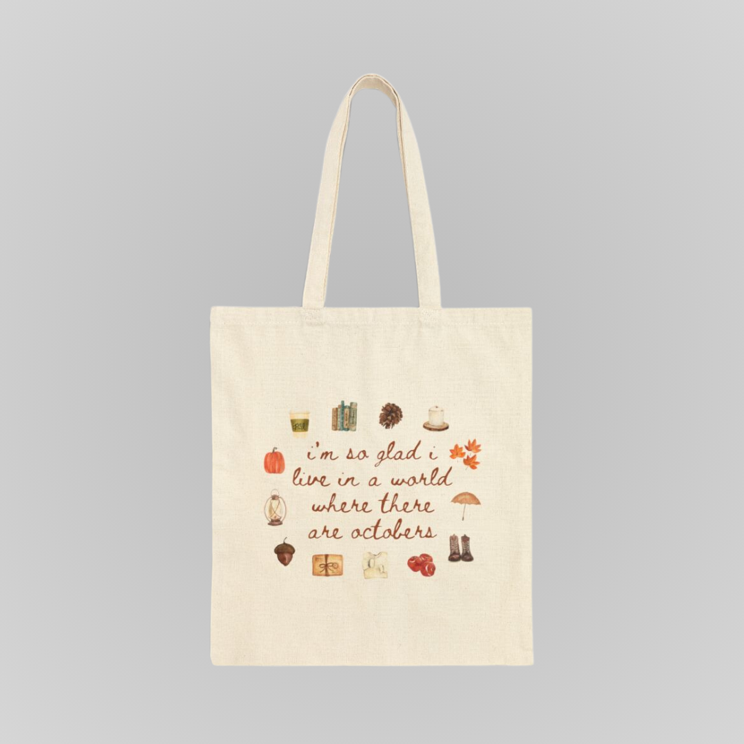 A WORLD WITH OCTOBERS TOTE