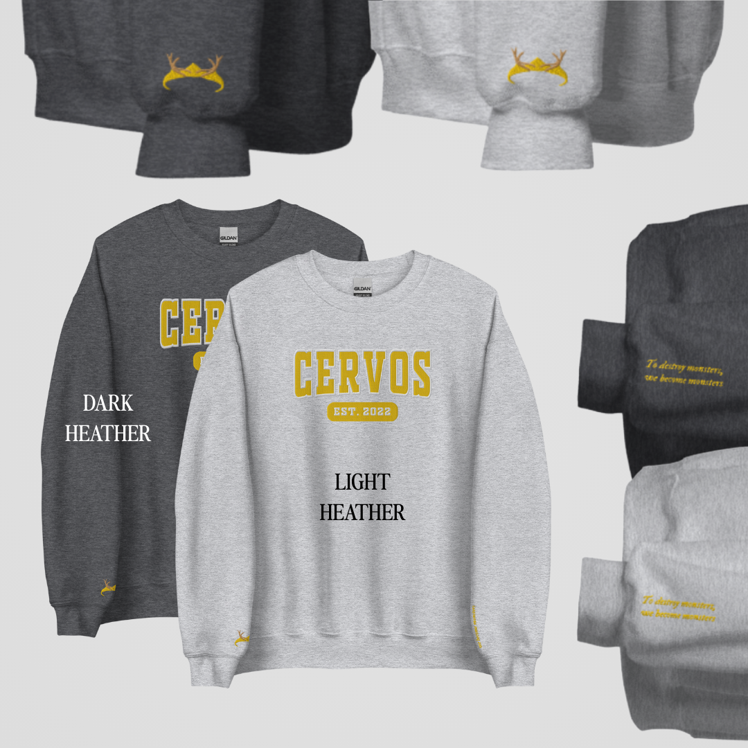 CRESCENT CITY COLLEGIATE EMBROIDERED CREWNECKS *RUHN x LIDIA EDITION