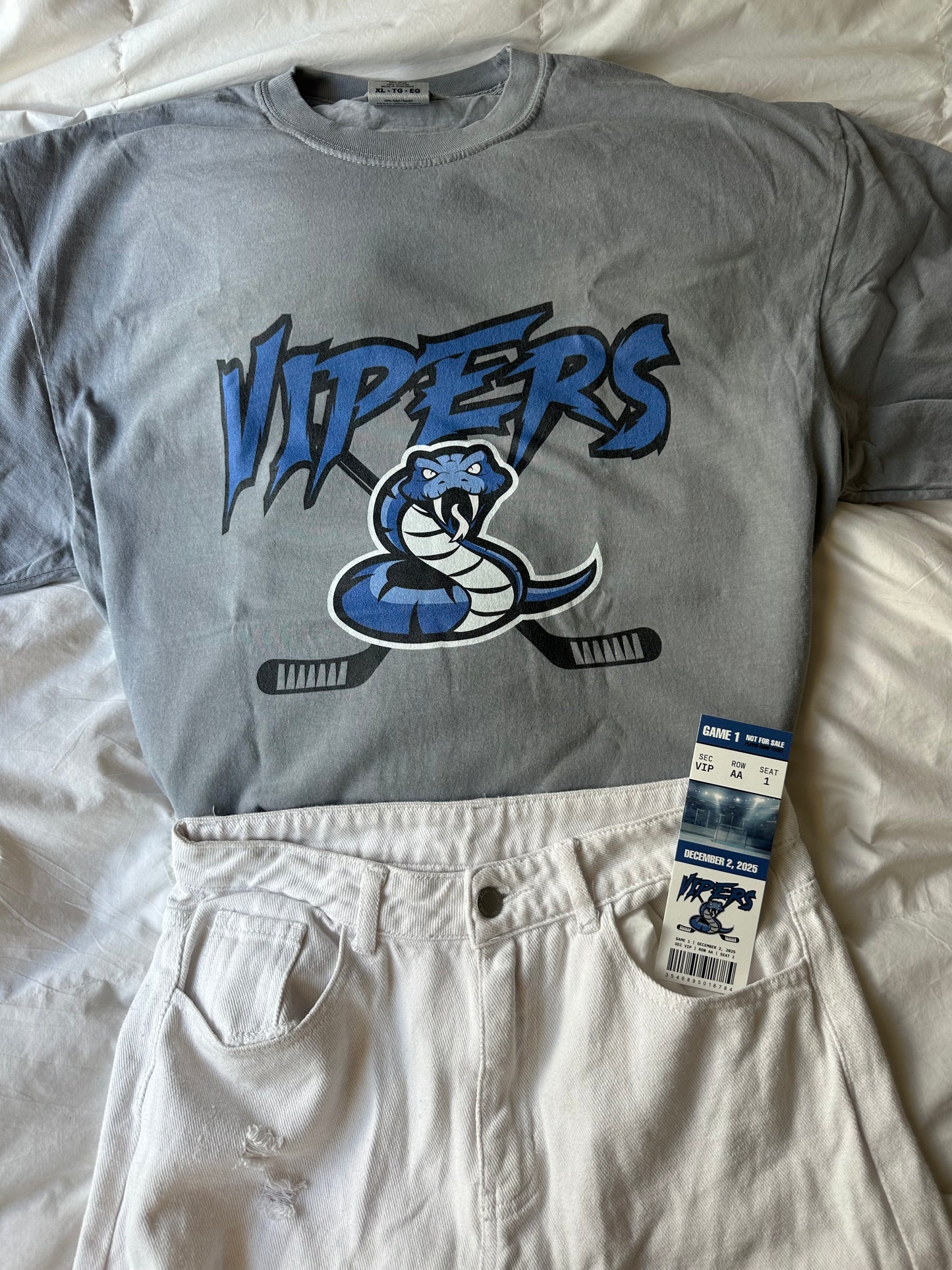 THE VIPERS HOCKEY TEE