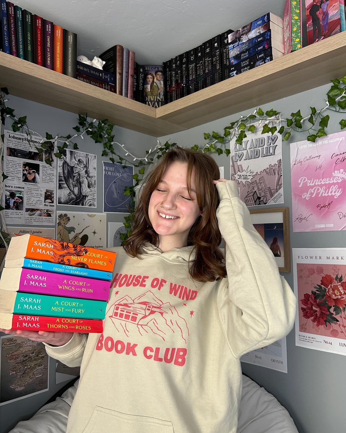 HOUSE OF WIND BOOK CLUB FULL LENGTH HOODIE