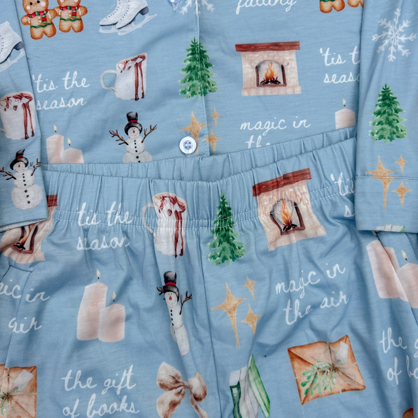 BOOKISH GIRL WINTER PAJAMA PANTS SET