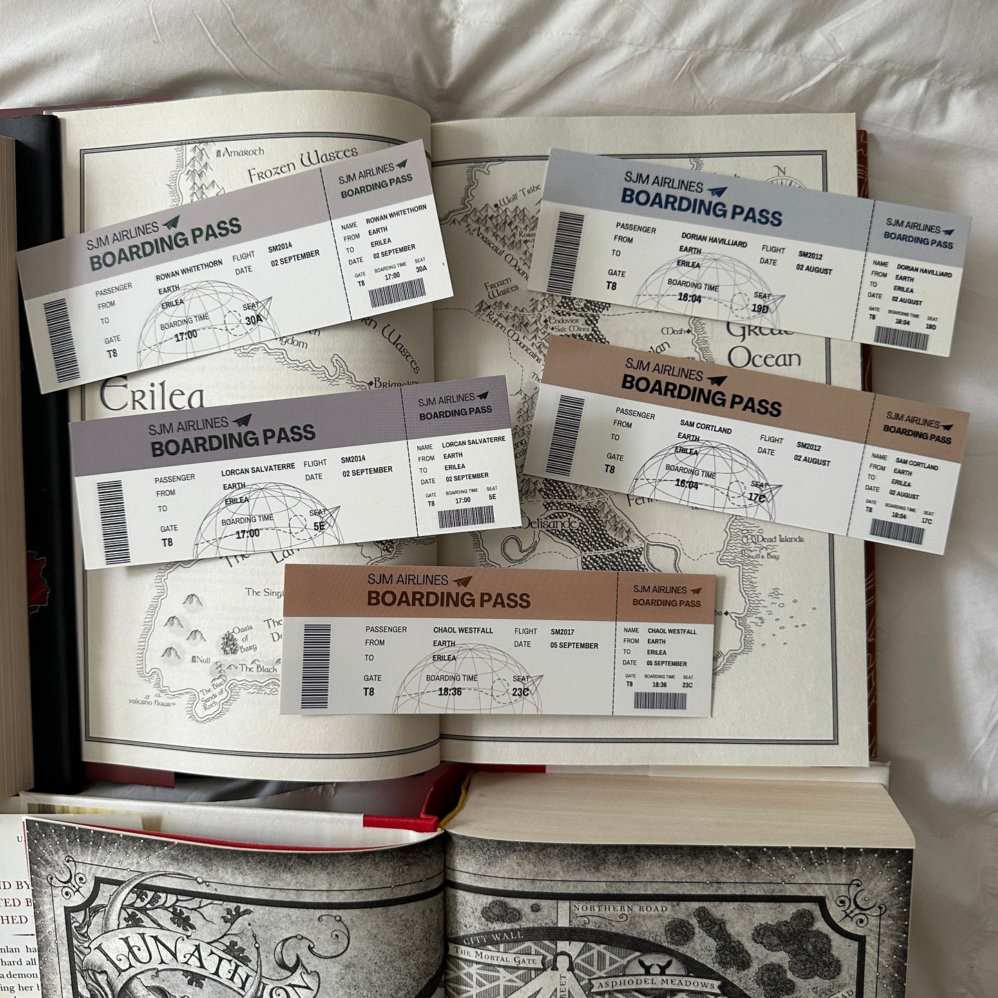 BOARDING PASS BOOKMARKS *SJM MALES