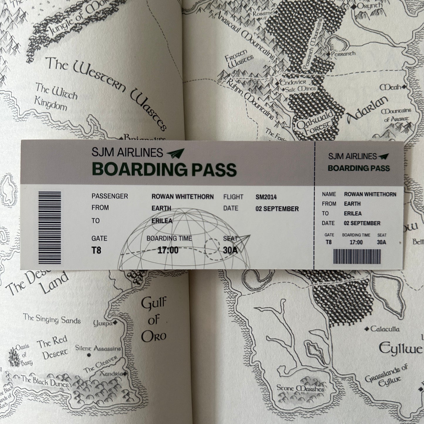 BOARDING PASS BOOKMARKS *SJM MALES