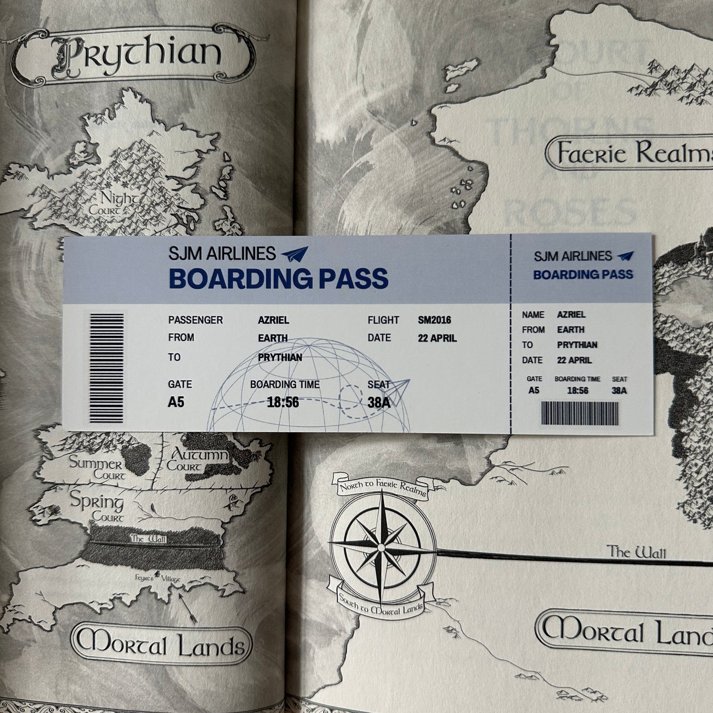 BOARDING PASS BOOKMARKS *SJM MALES