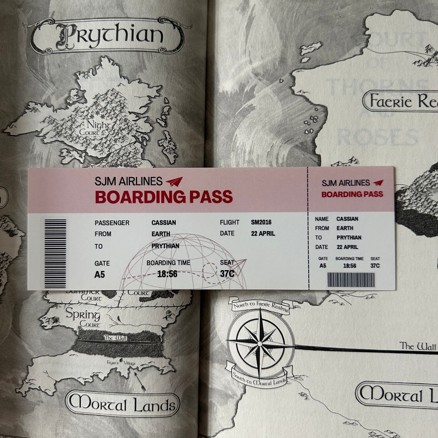 BOARDING PASS BOOKMARKS *SJM MALES