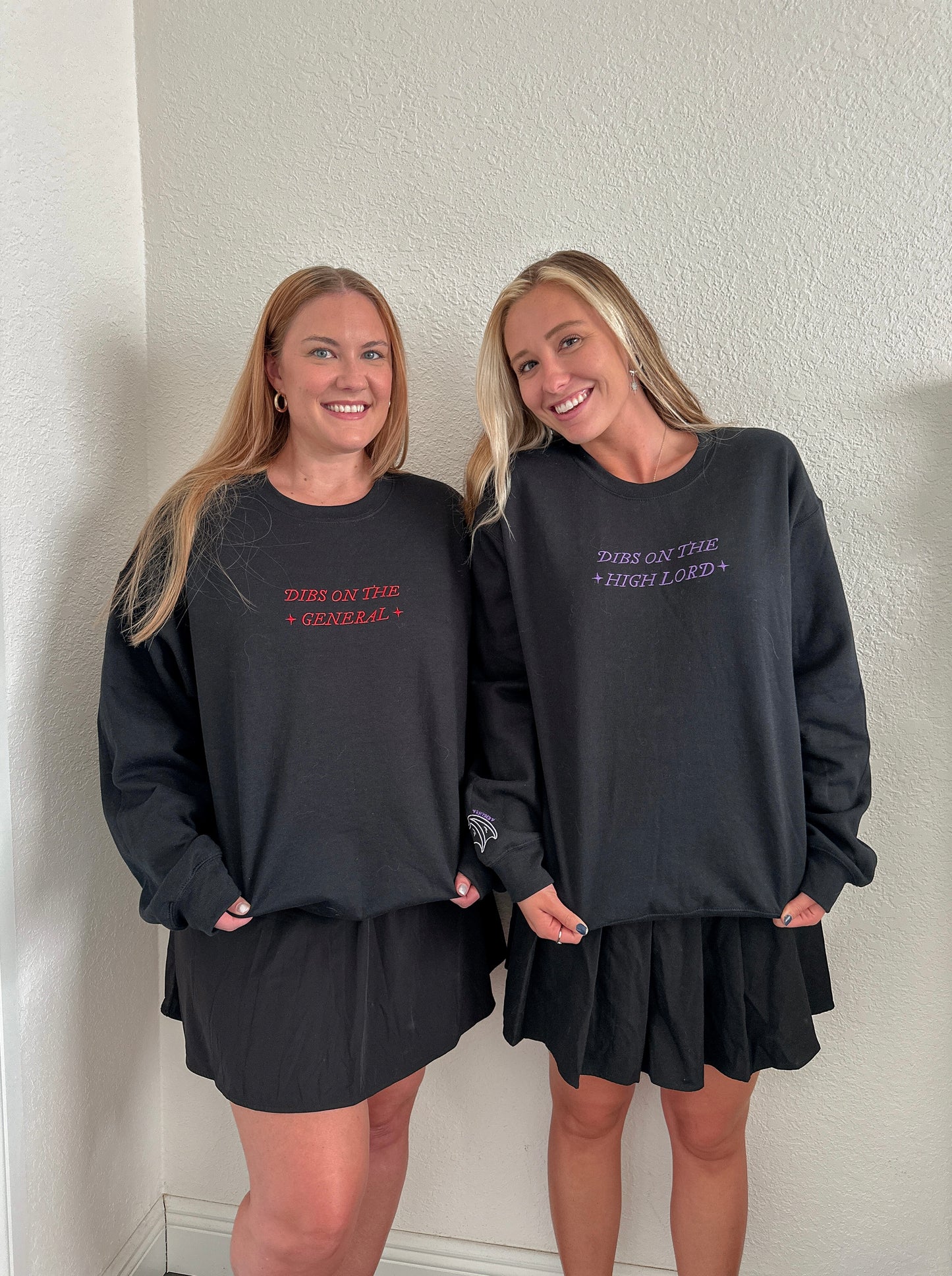 DIBS ON THE HIGH LORD EMBROIDERED CREWNECK