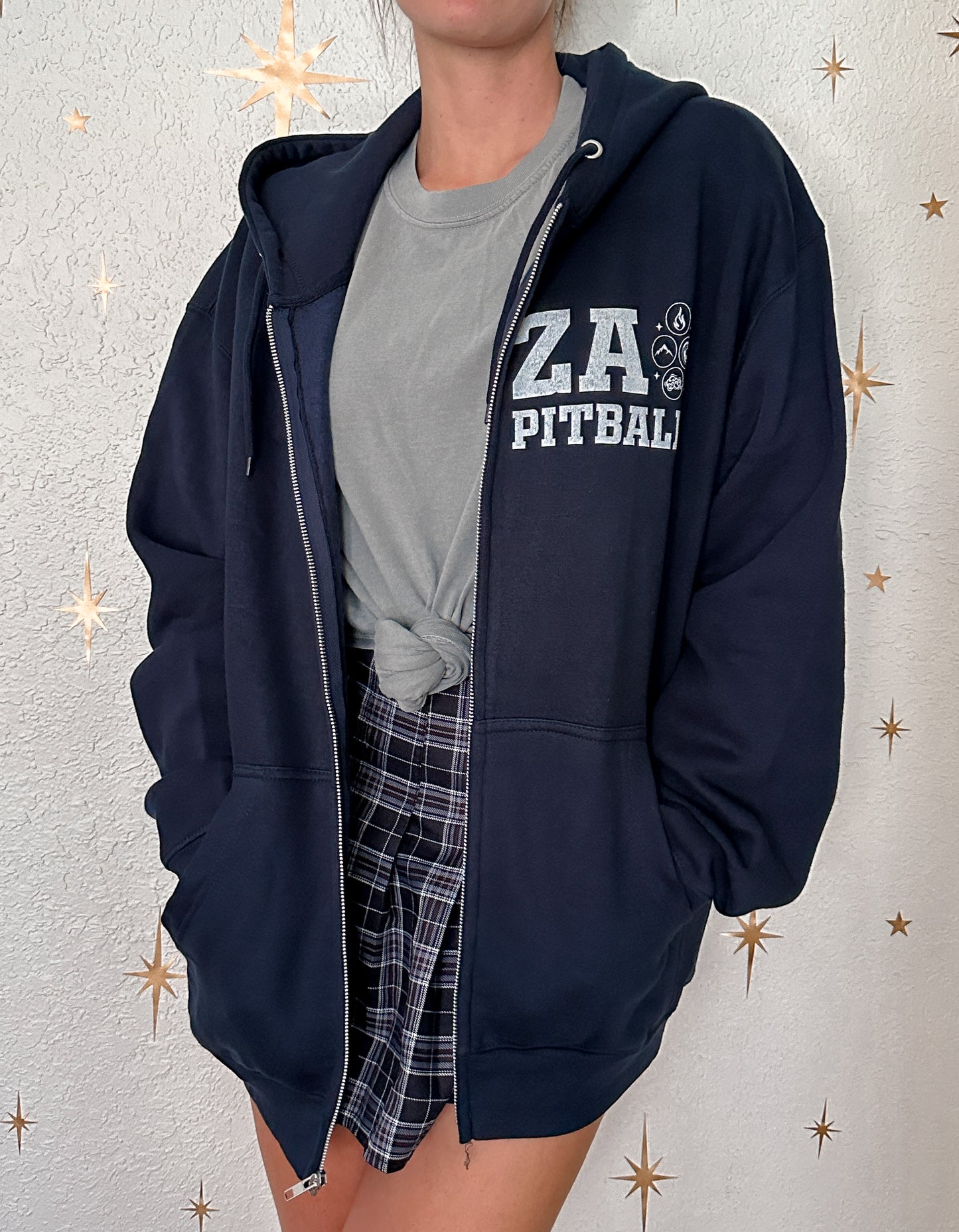ZA PITBALL JACKET * NAVY