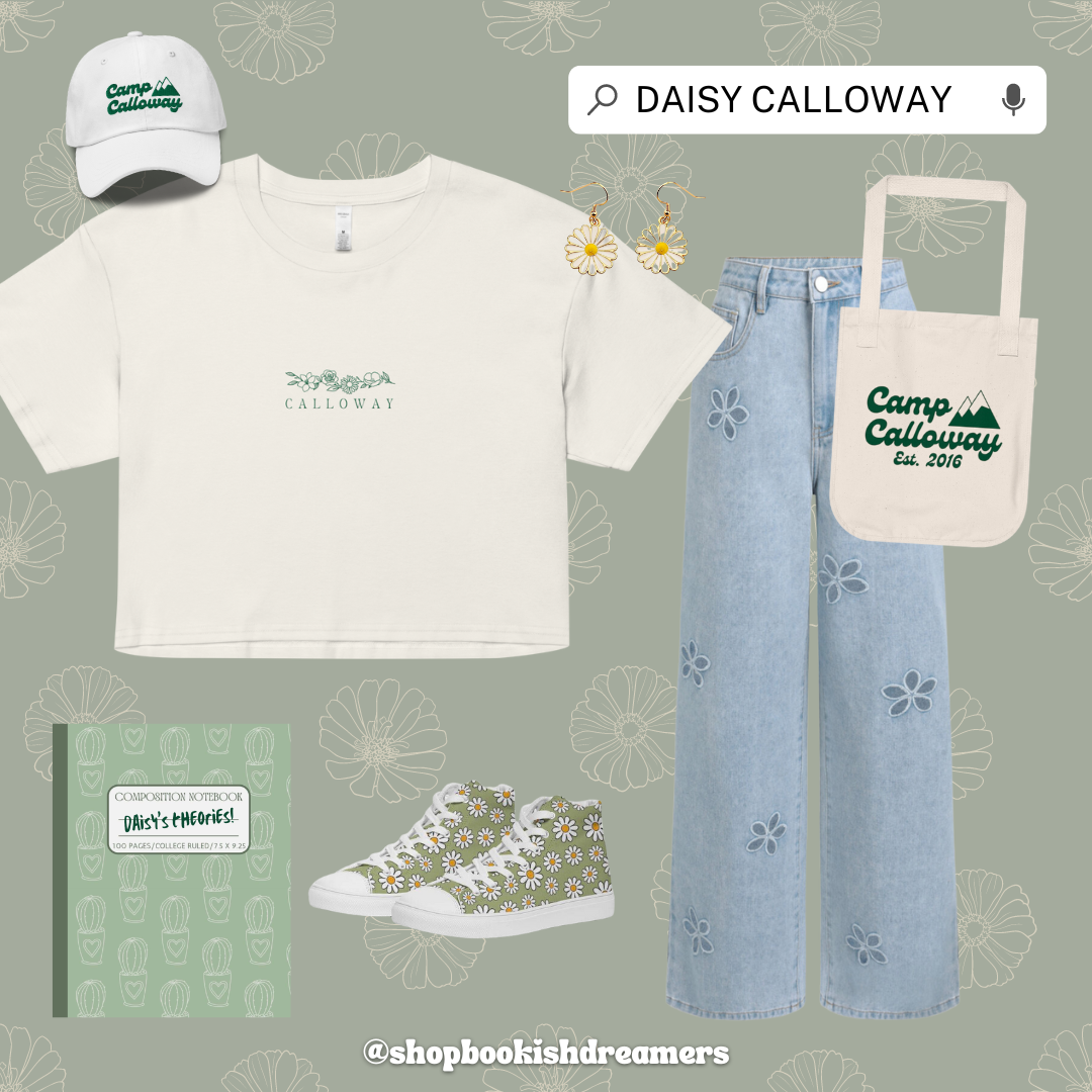 CALLOWAY EMBROIDERED CROP TEE