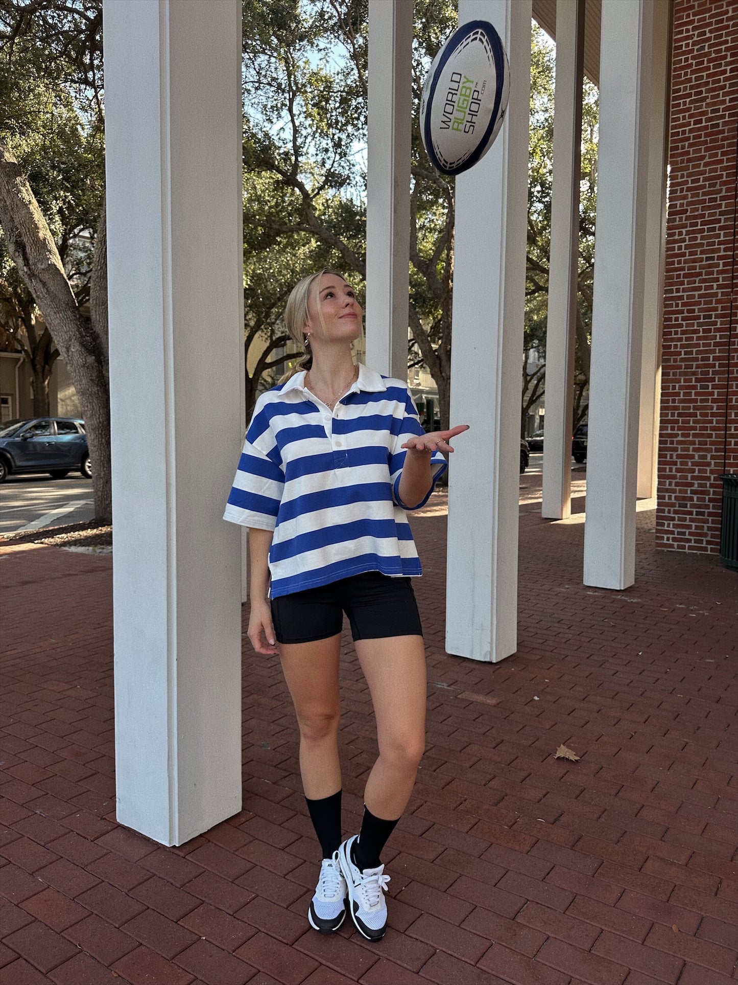 TOMMEN LADDIES OVERSIZED RUGBY SHIRTS