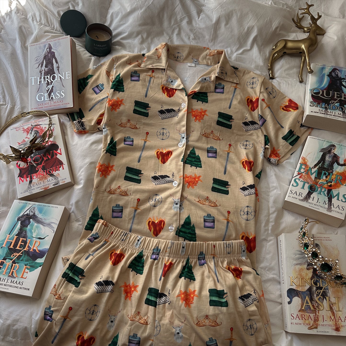 AELIN'S PAJAMA SHORTS SET