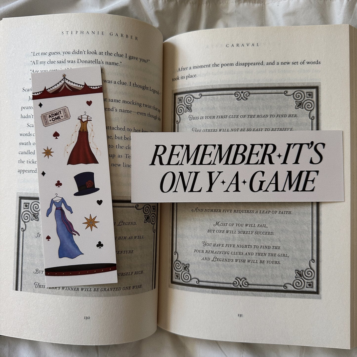 WELCOME TO CARAVAL BOOKMARK