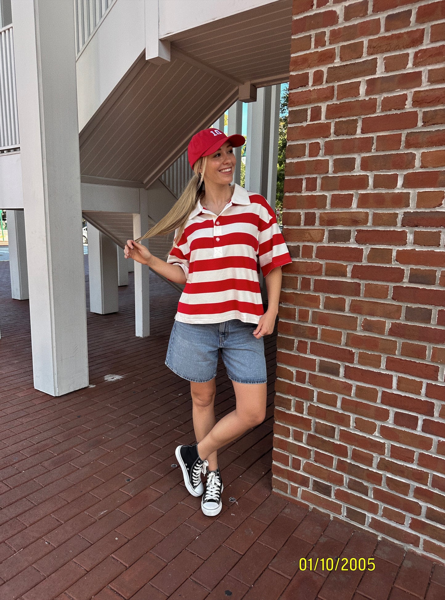TOMMEN LADDIES OVERSIZED RUGBY SHIRTS