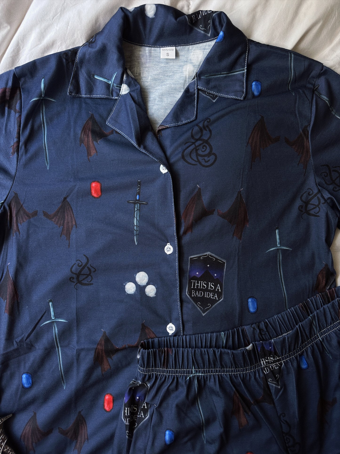 BAT BOYS PAJAMA SHORTS SET