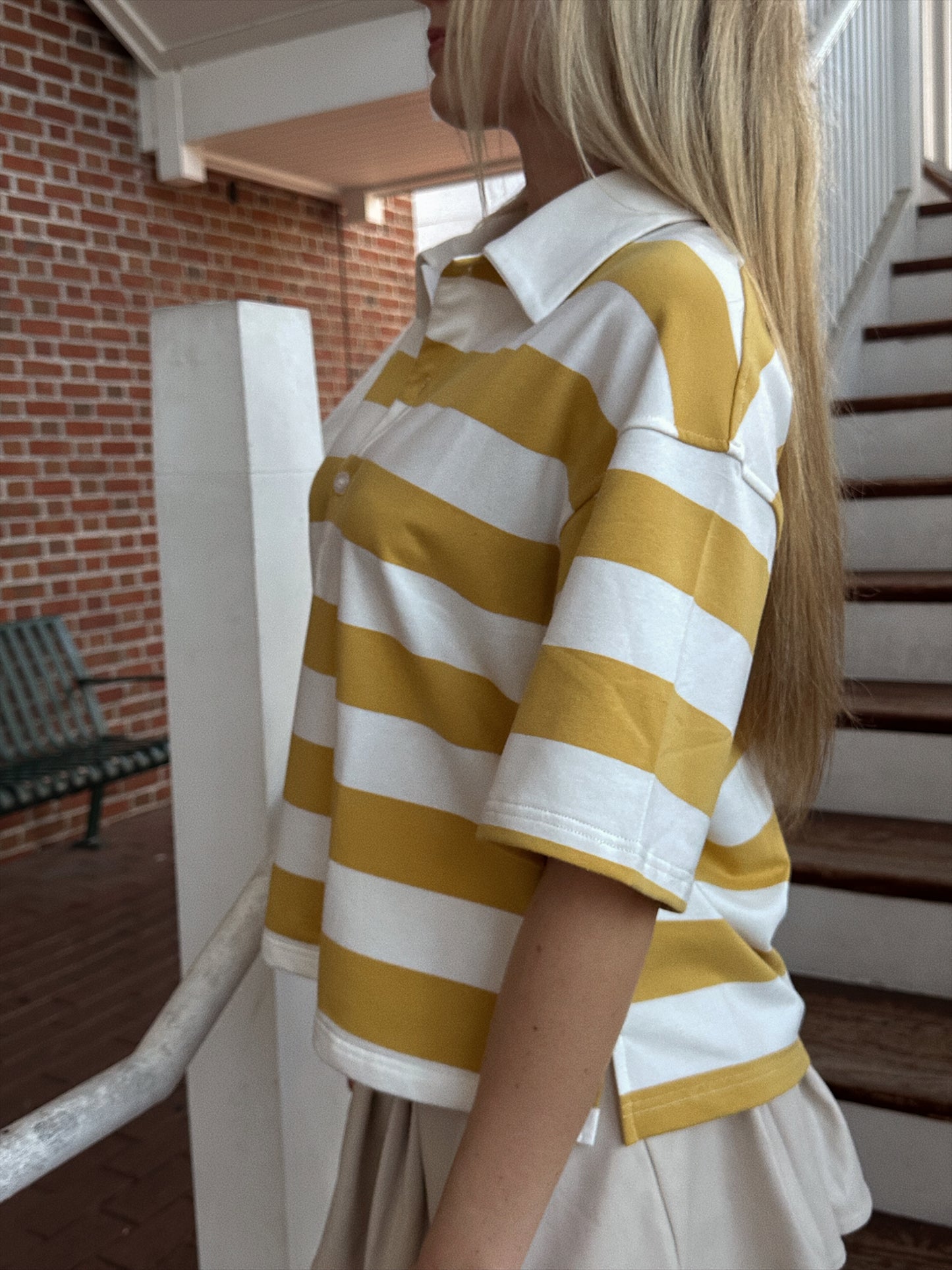 TOMMEN LADDIES OVERSIZED RUGBY SHIRTS