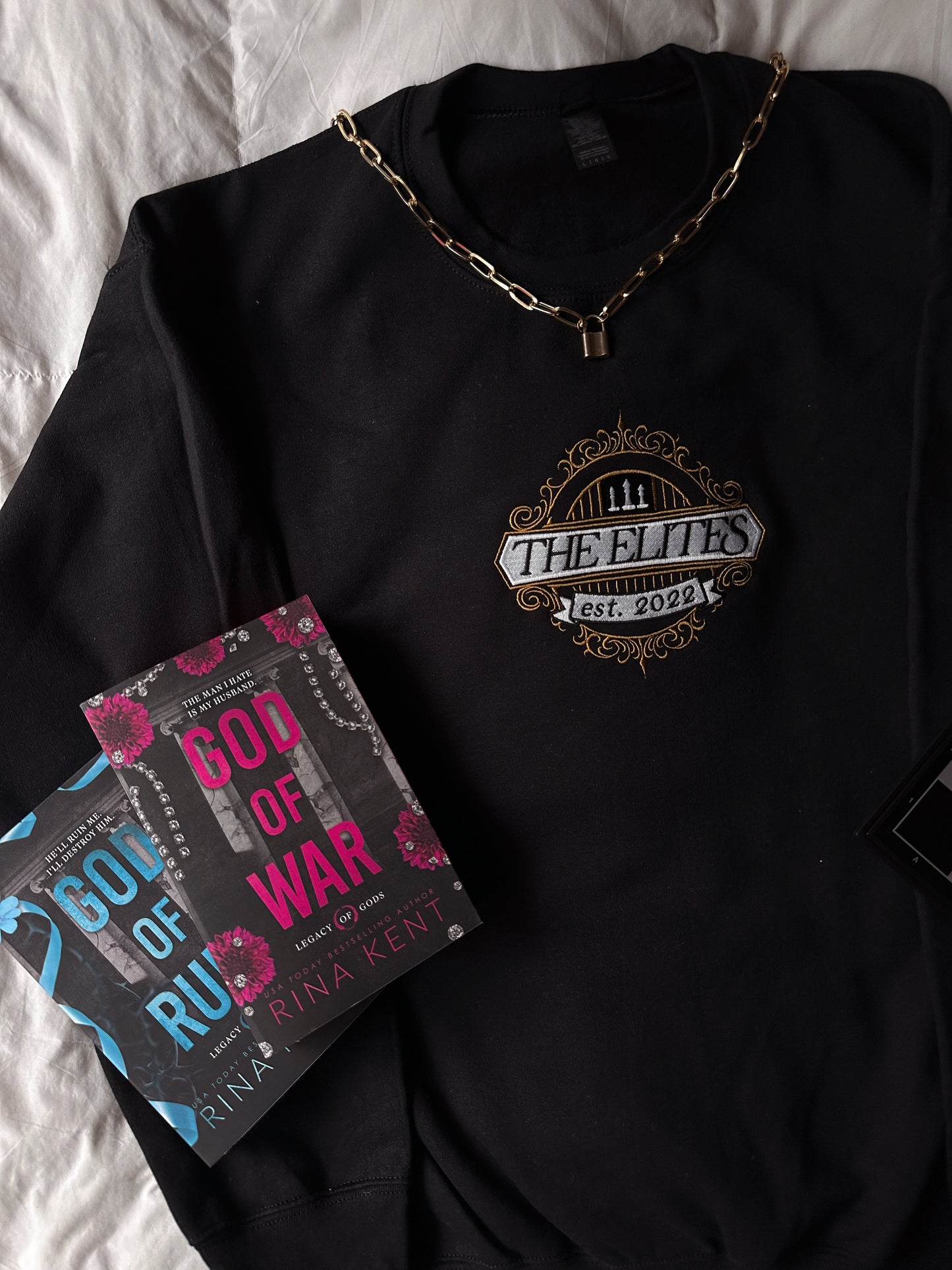 THE ELITES EMBROIDERED CREWNECK