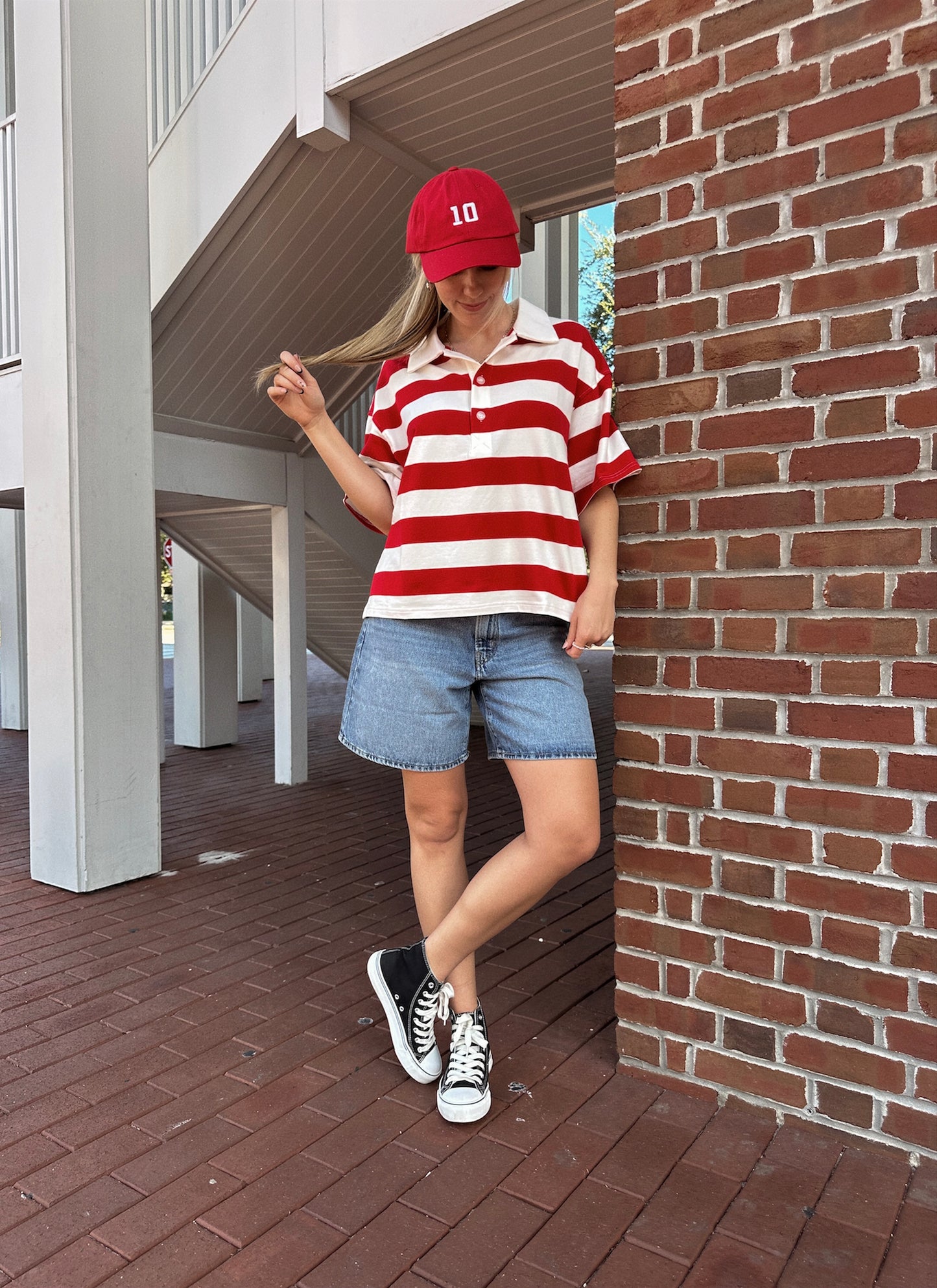TOMMEN LADDIES OVERSIZED RUGBY SHIRTS