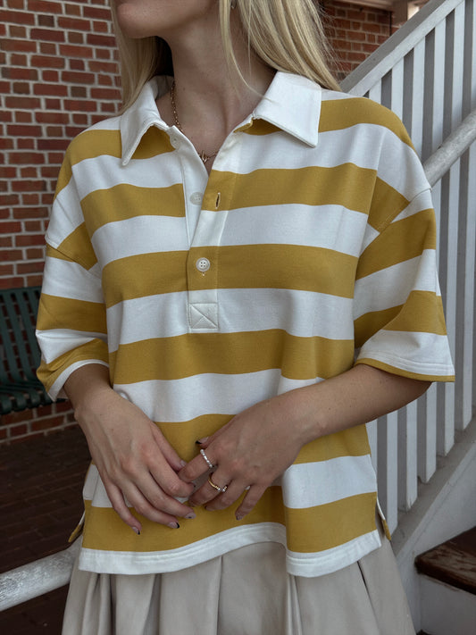 TOMMEN LADDIES OVERSIZED RUGBY SHIRTS