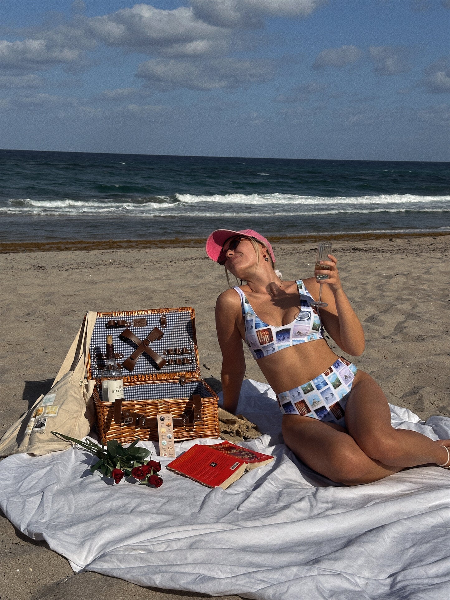 ACOTAR COURT STAMPS PADDED BIKINI TOP