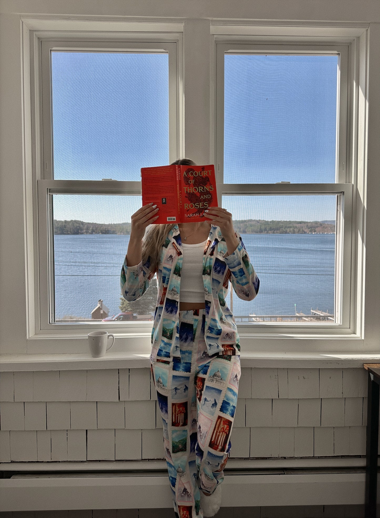 ACOTAR COURT STAMPS PAJAMA PANTS SET