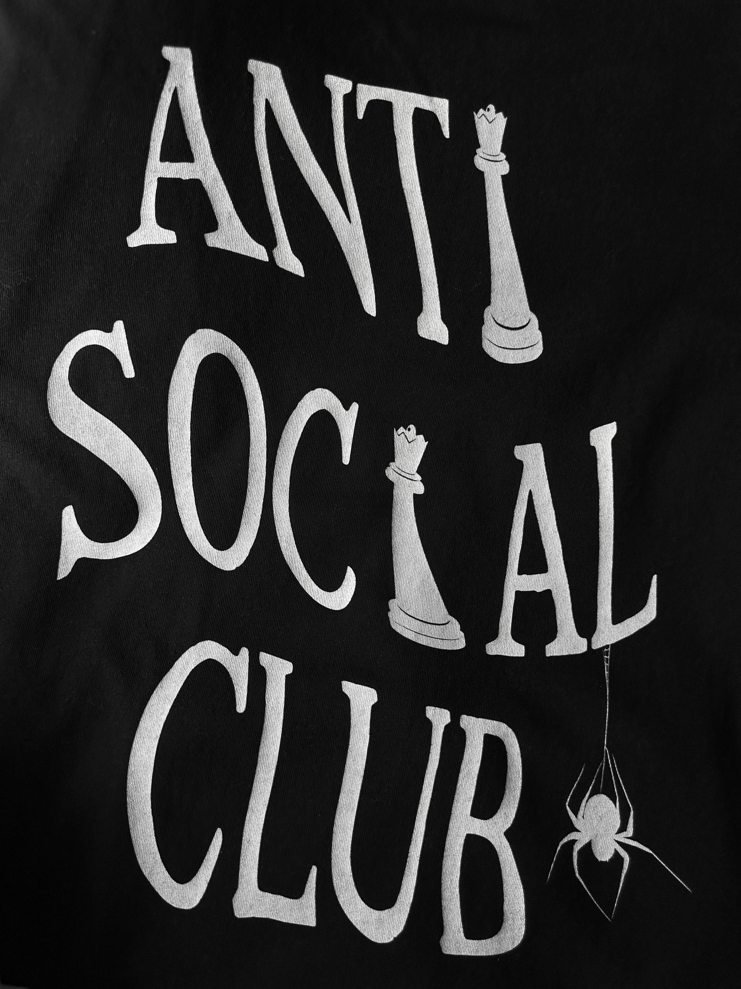 KING ANTISOCIAL CLUB TEE *WITH FRONT POCKET