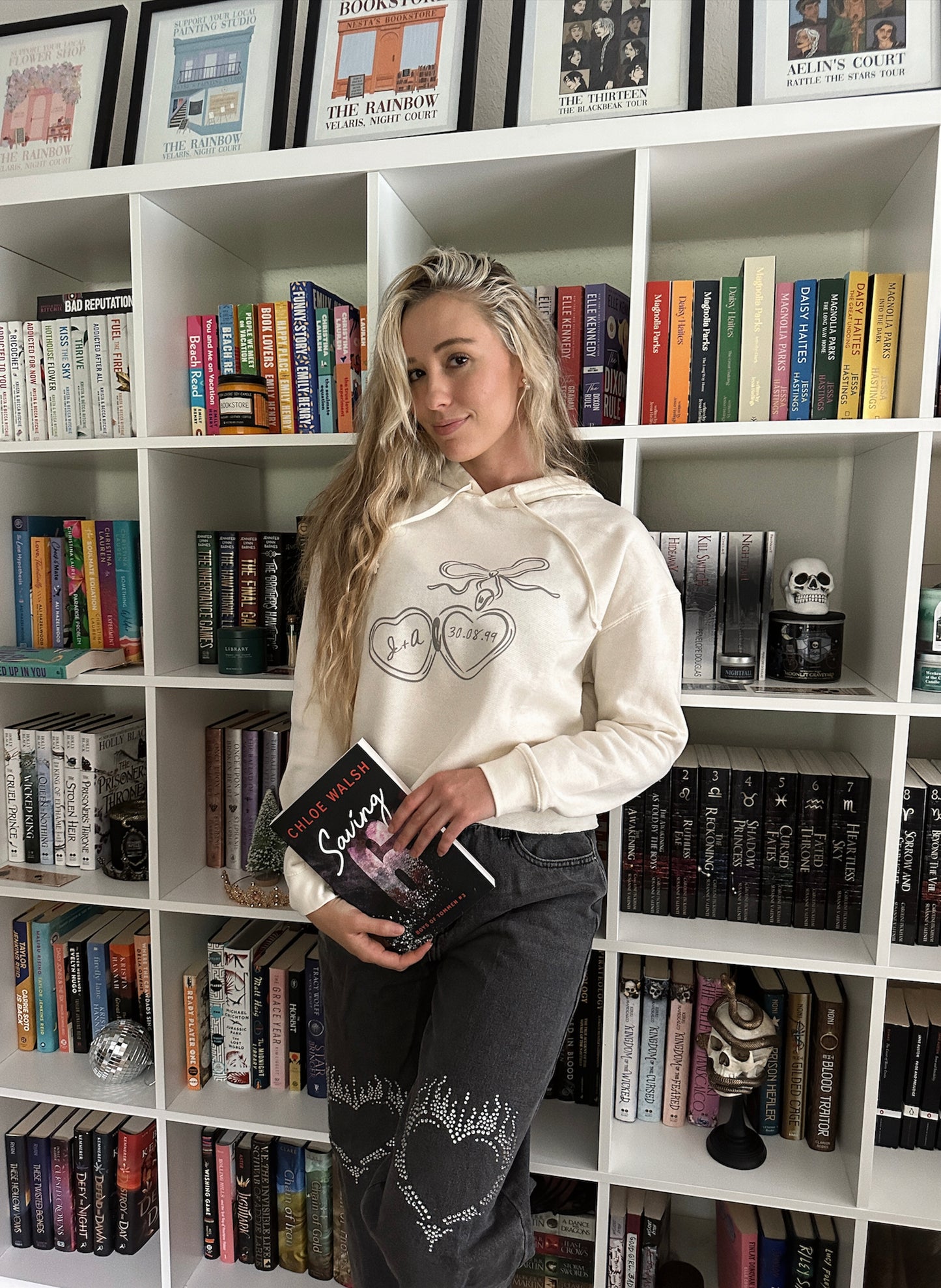 J+A CROP HOODIE