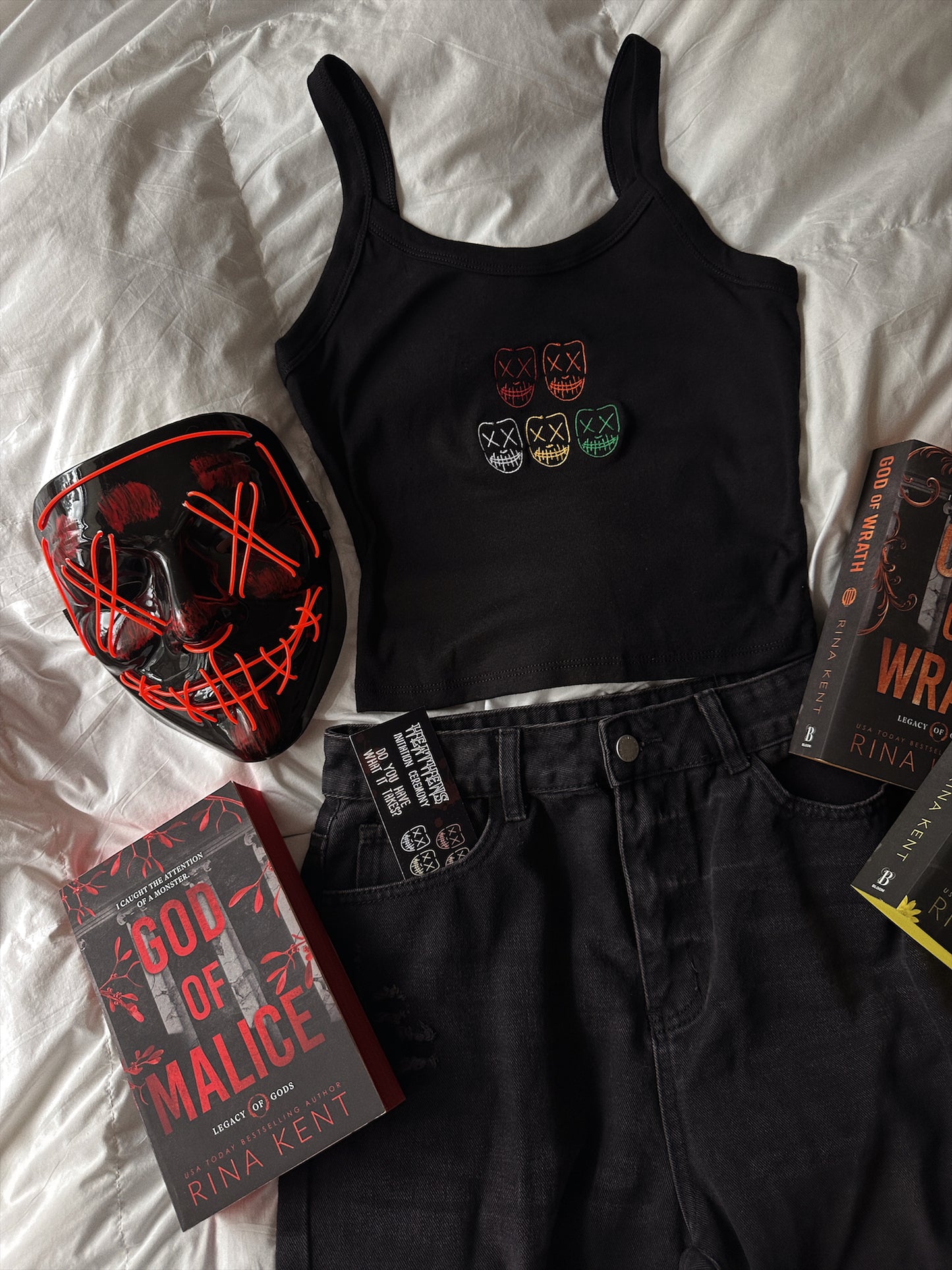 HEATHENS MASKS BABY TANK