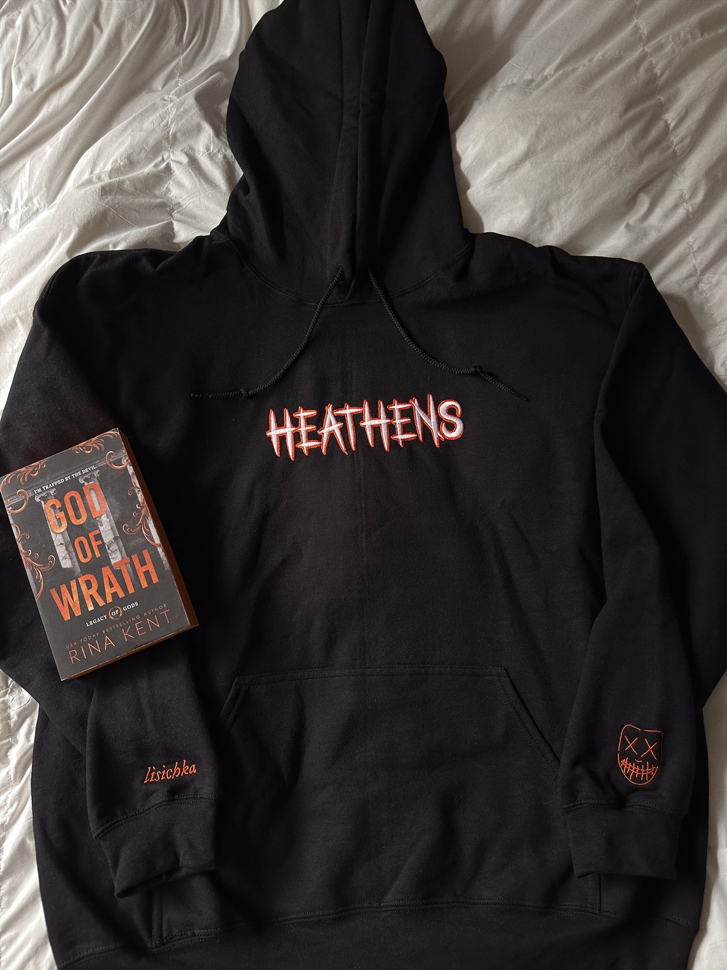 HEATHENS EMBROIDERED HOODIE