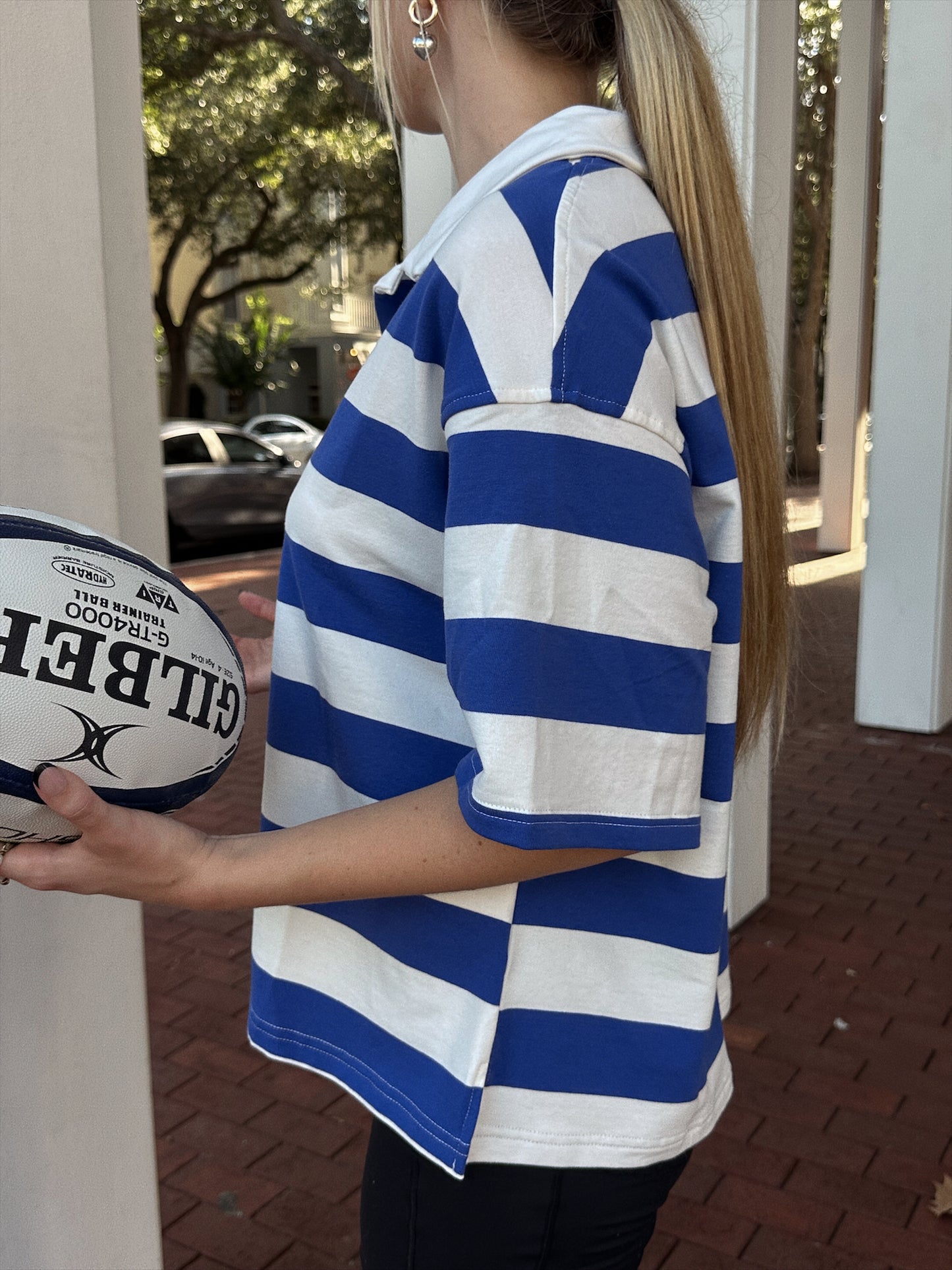 TOMMEN LADDIES OVERSIZED RUGBY SHIRTS