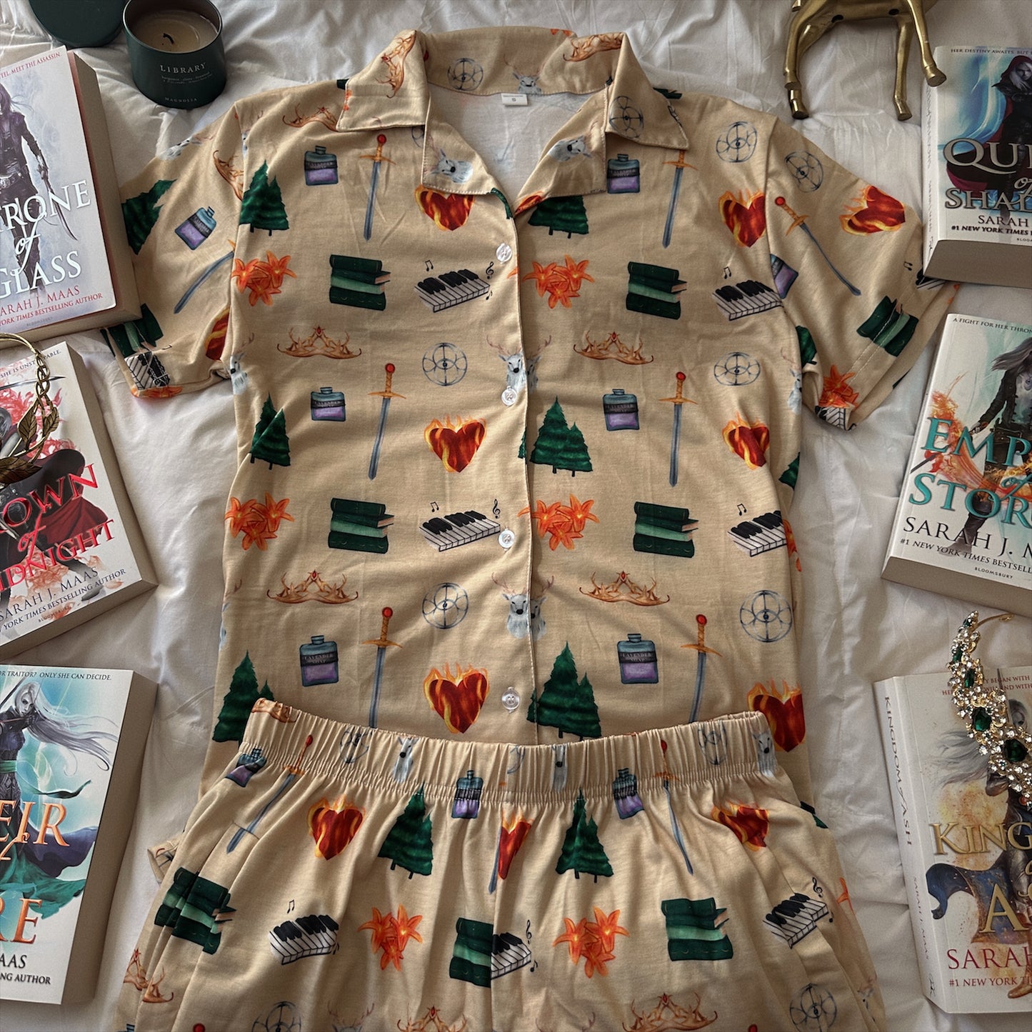 AELIN'S PAJAMA SHORTS SET