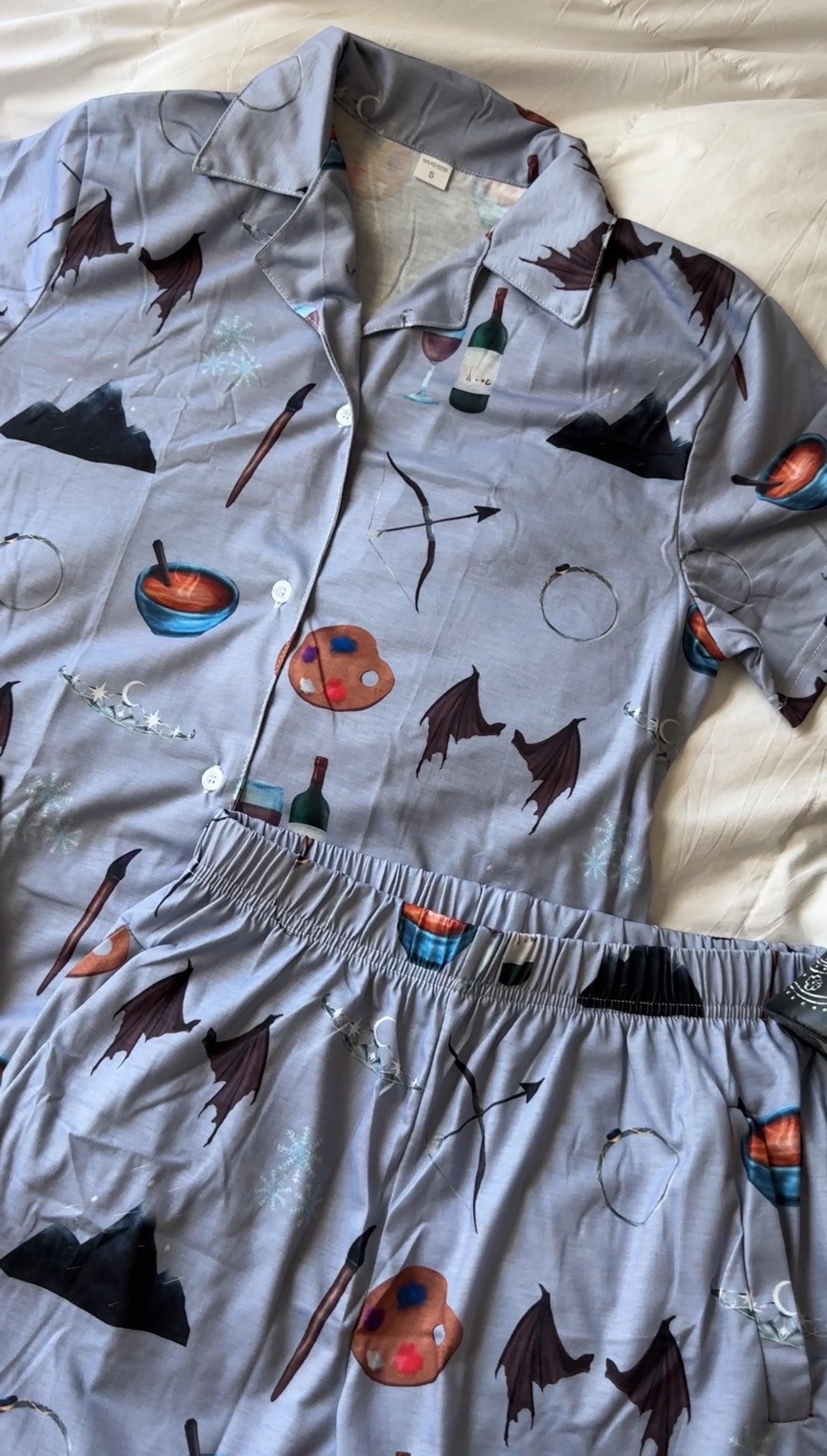 FEYRE'S PAJAMA SHORTS SET