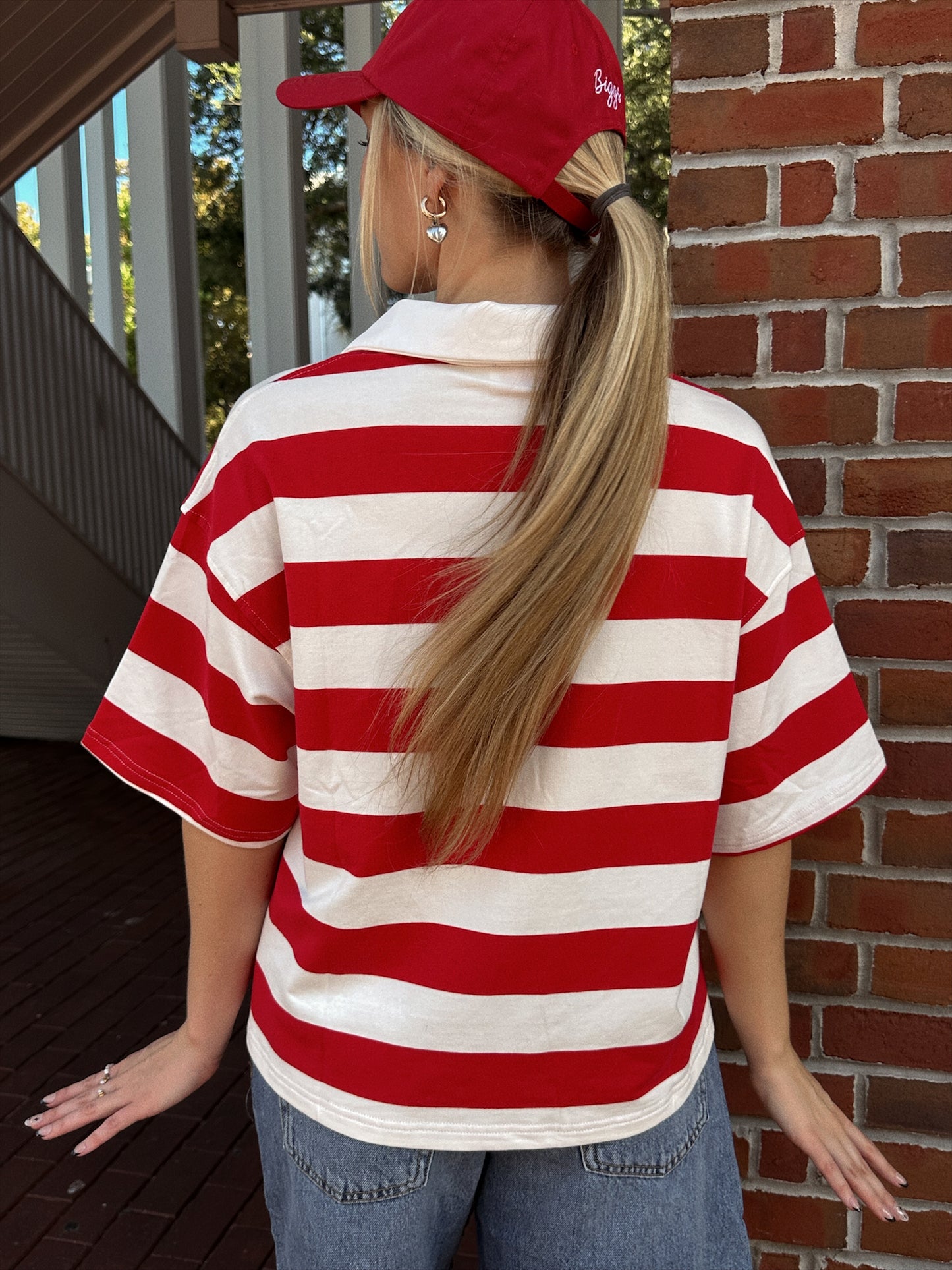 TOMMEN LADDIES OVERSIZED RUGBY SHIRTS