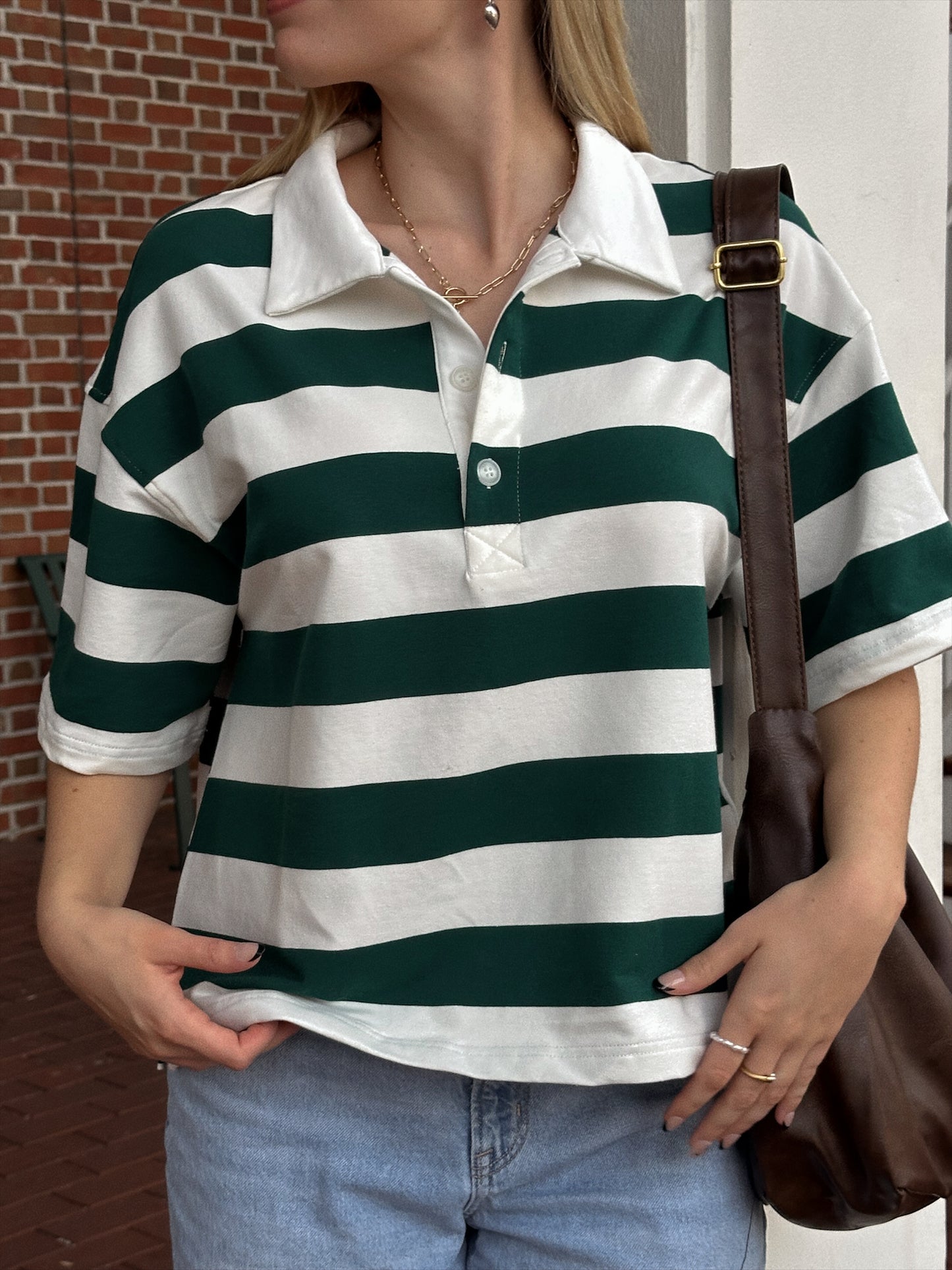 TOMMEN LADDIES OVERSIZED RUGBY SHIRTS