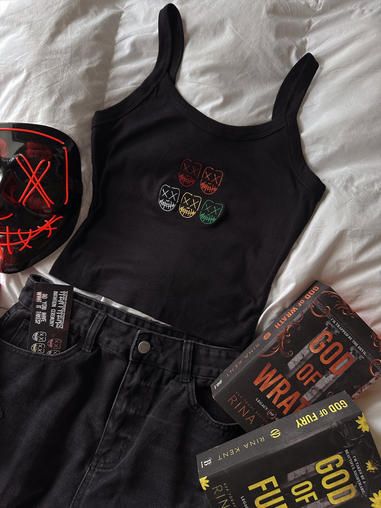 HEATHENS MASKS BABY TANK