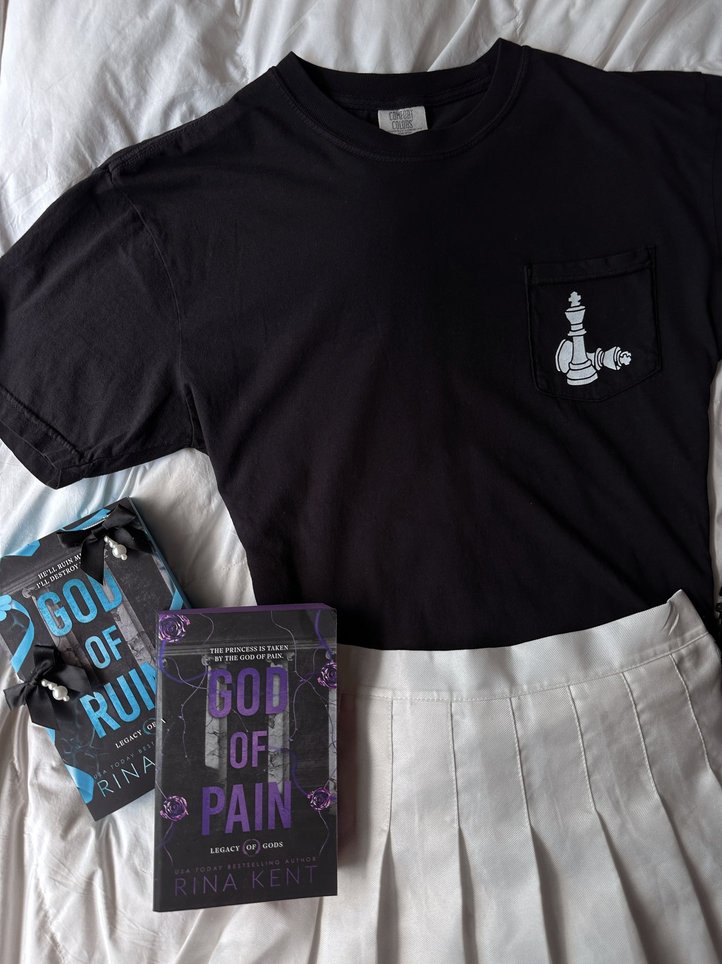 KING ANTISOCIAL CLUB TEE *WITH FRONT POCKET
