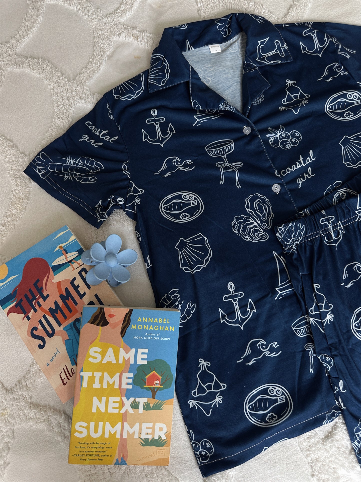 COASTAL GIRL PAJAMA SHORTS SETS