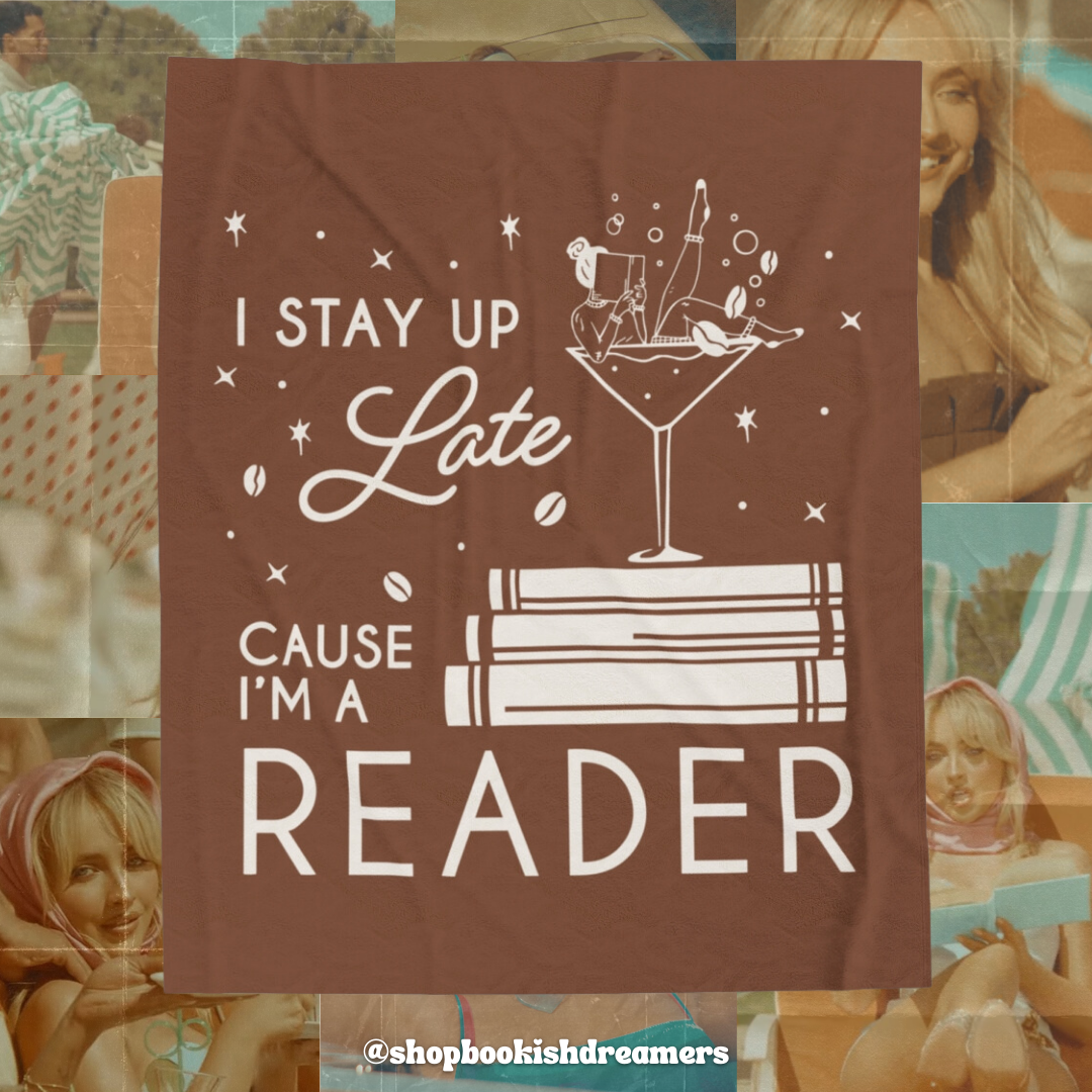 ESPRESSO READER VELVETEEN BLANKET