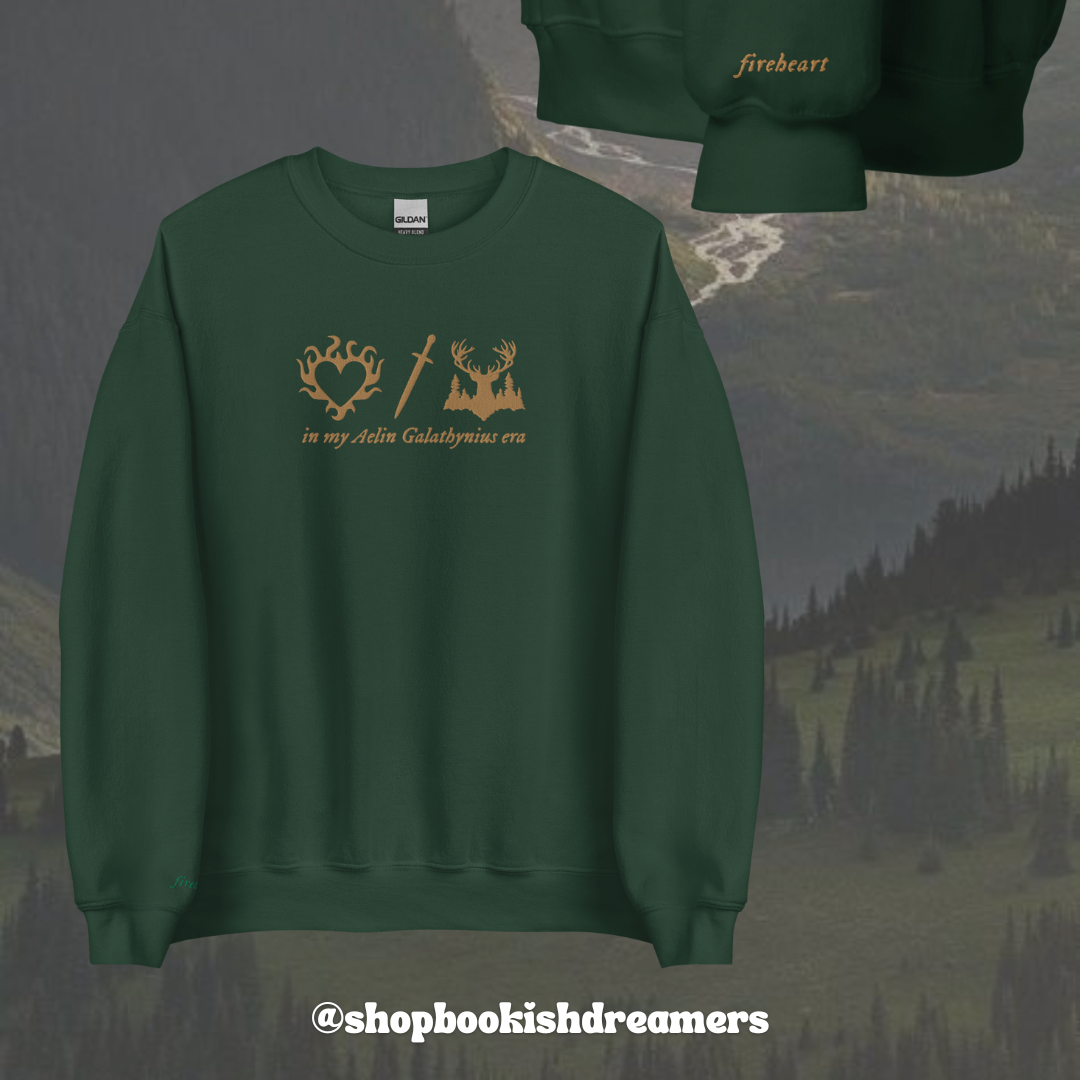 IN MY AELIN ERA EMBROIDERED CREWNECK