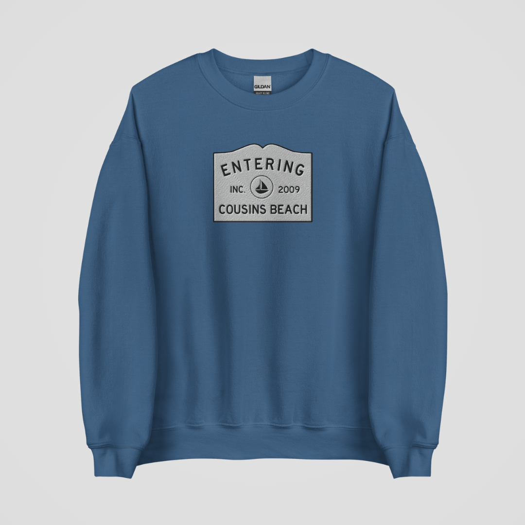 COUSINS EMBROIDERED CREWNECK