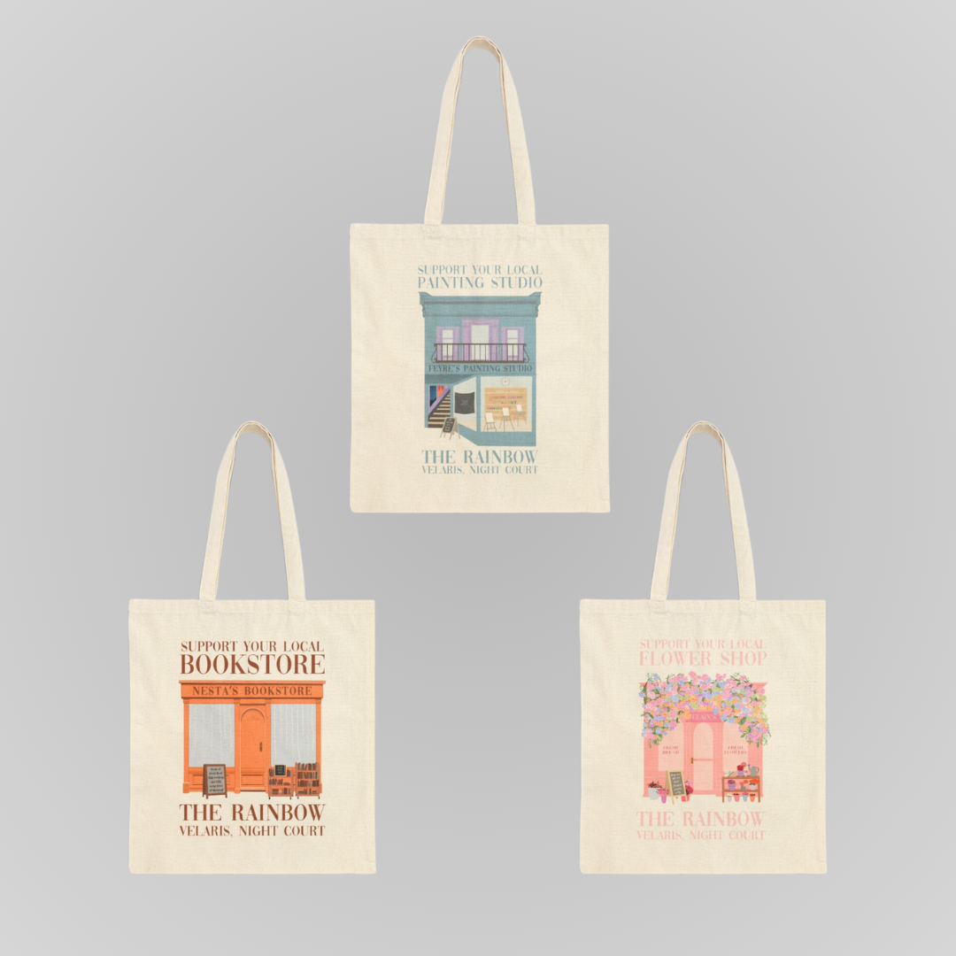 RAINBOW OF VELARIS SHOP TOTES
