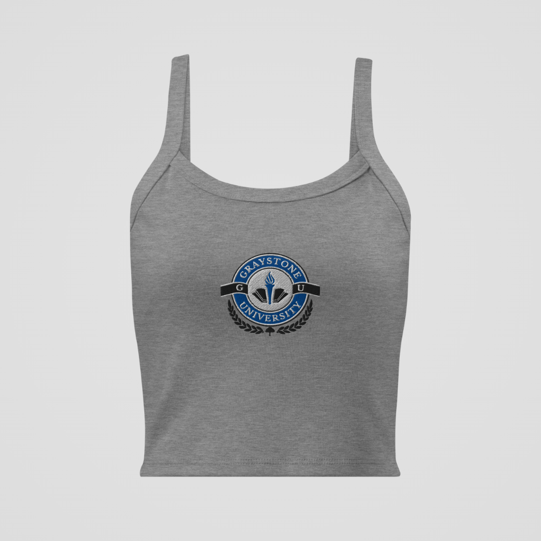 GRAYSTONE UNIVERSITY EMBROIDERED BABY TANK