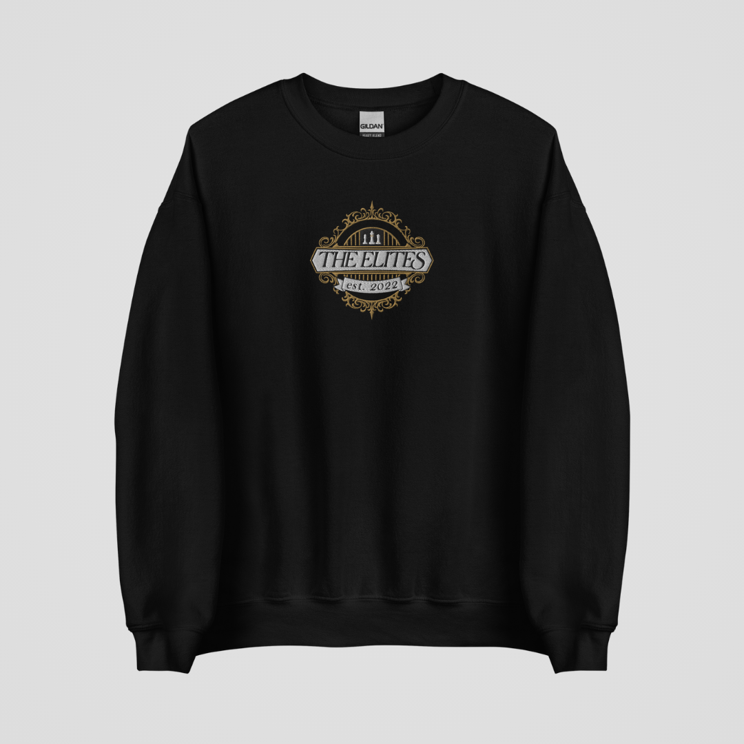 THE ELITES EMBROIDERED CREWNECK