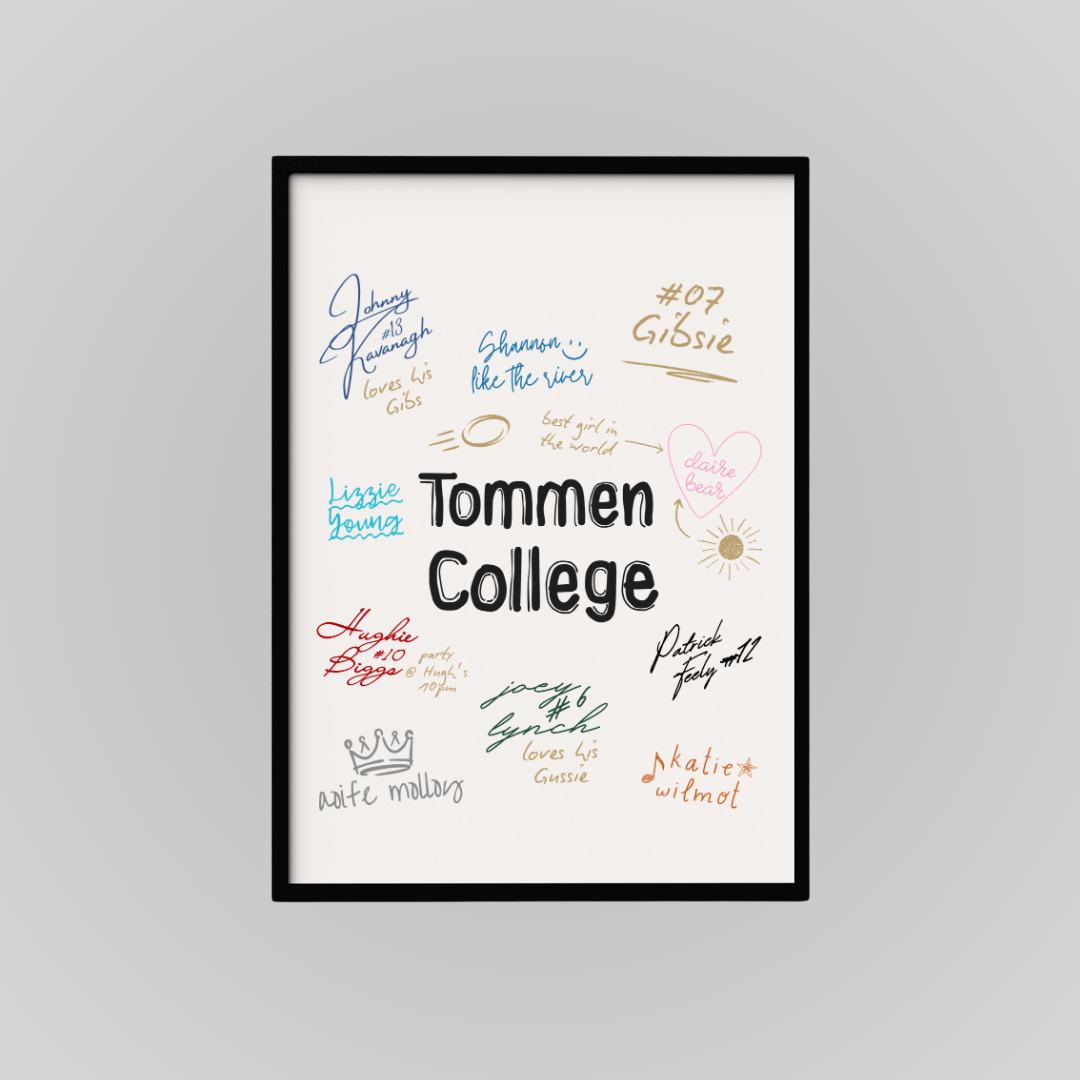 TOMMEN COLLEGE YEARBOOK PRINT