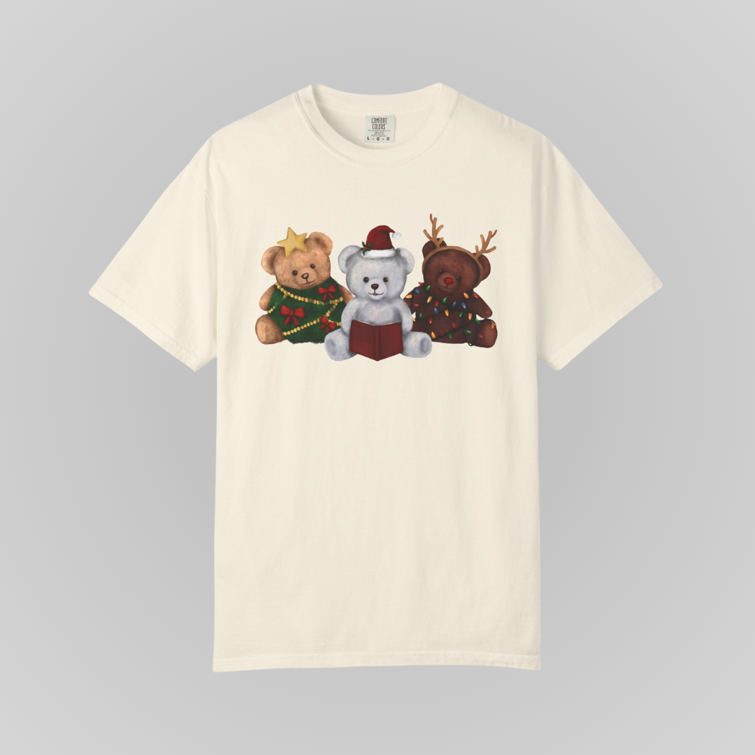CHRISTMAS TEDDY READERS TEE