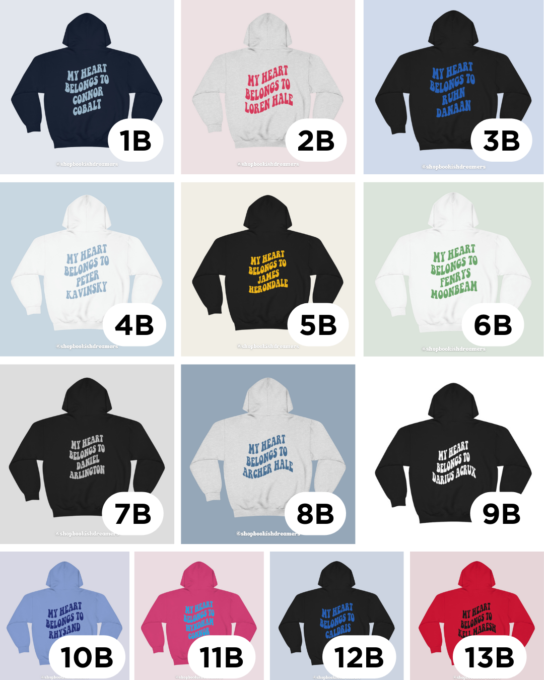 MY HEART BELONGS TO HOODIE *CUSTOM