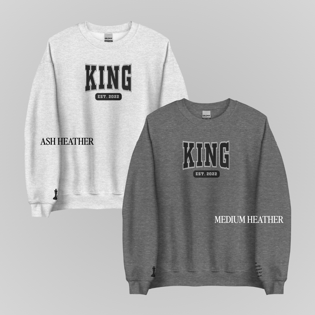 ROYAL COLLEGIATE EMBROIDERED CREWNECK *JONATHAN KING EDITION