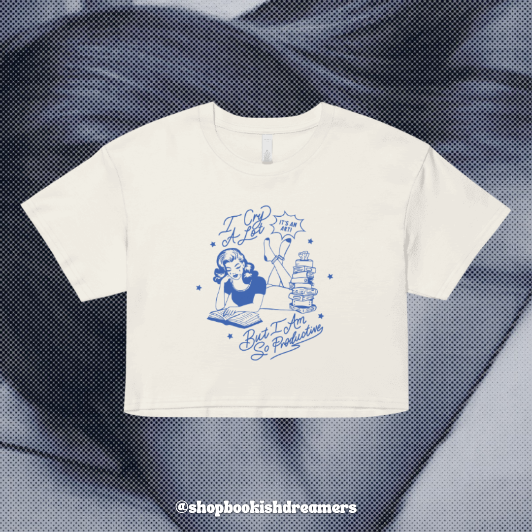 I CRY A LOT CROP TEE