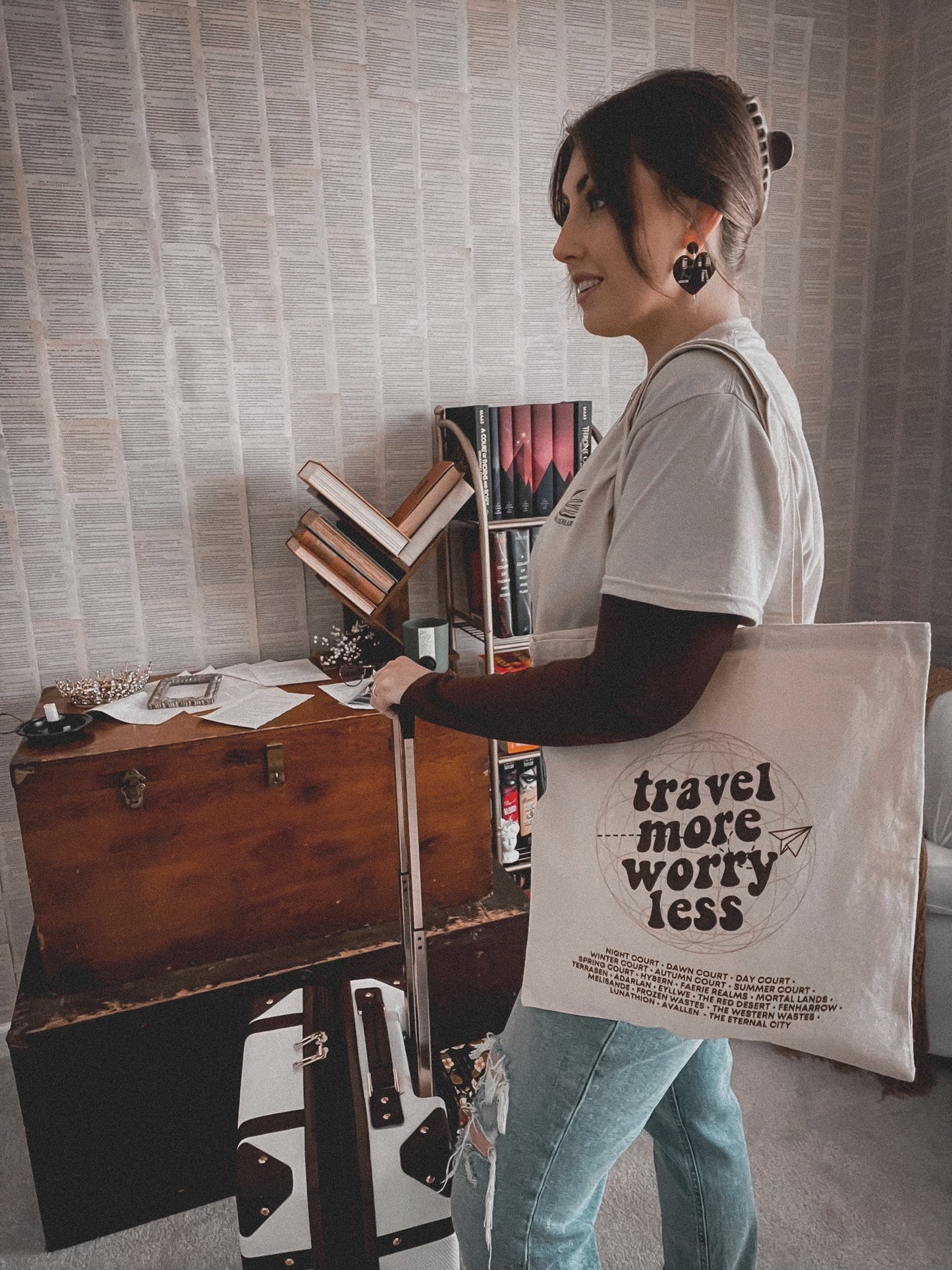 FICTIONAL WANDERLUST TOTE