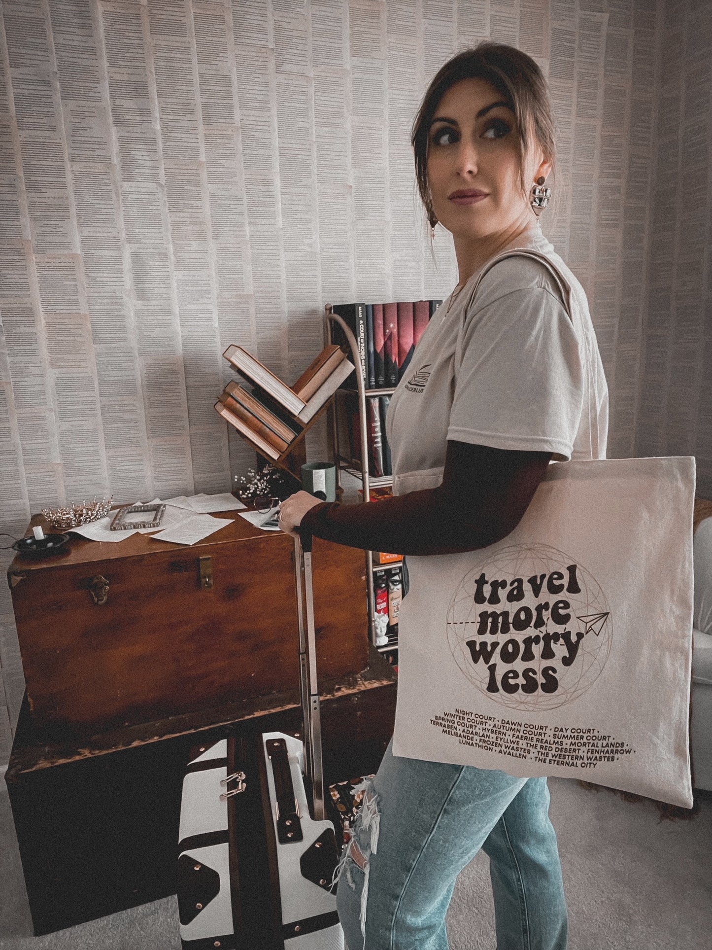 FICTIONAL WANDERLUST TOTE